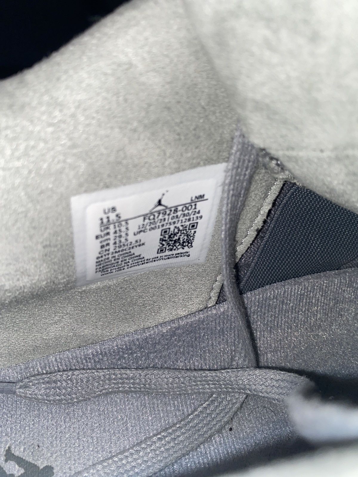 Jordan Brand Jordan 4, wet cement Size US 11.5 / EU 44-45 - 5 Thumbnail