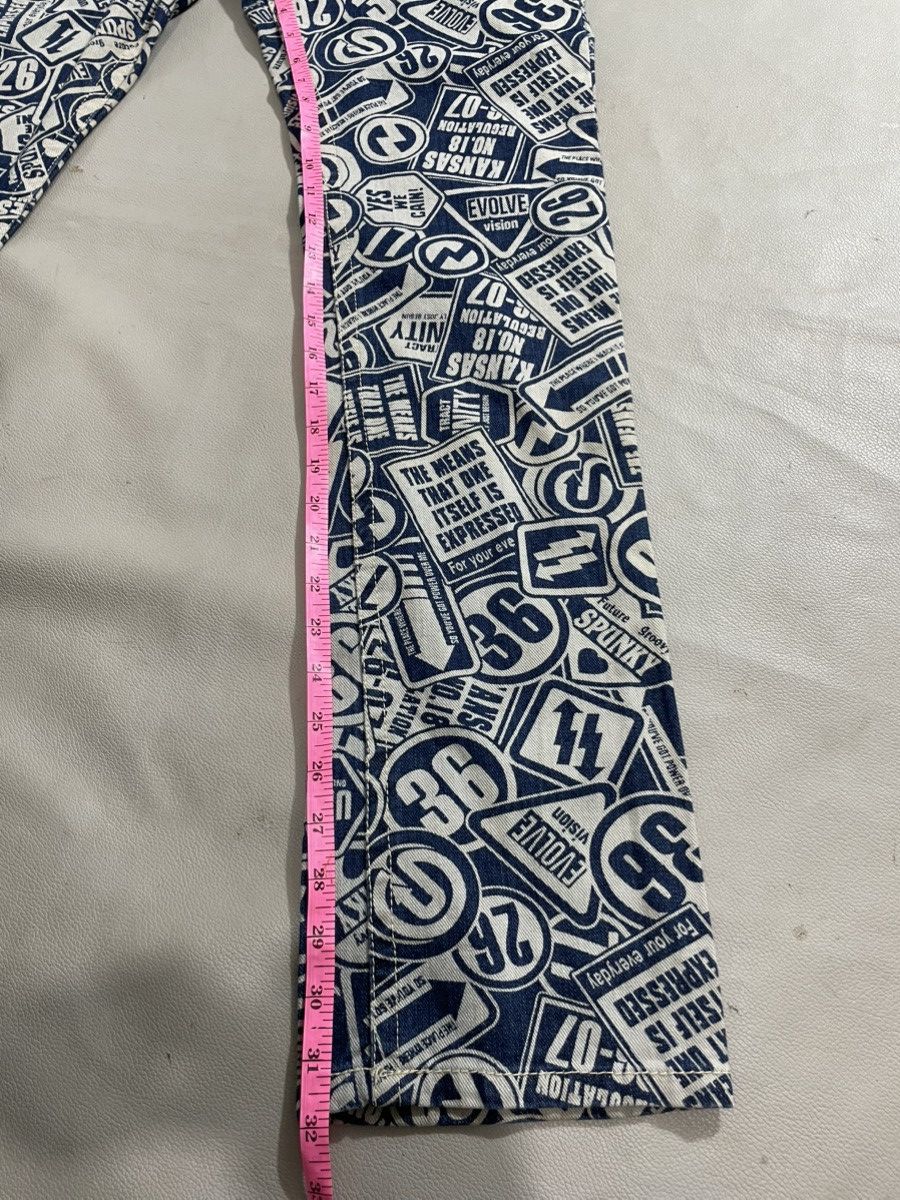Hysteric Glamour Statement spell out printed Jeans hysteric style Size US 32 / EU 48 - 10 Thumbnail