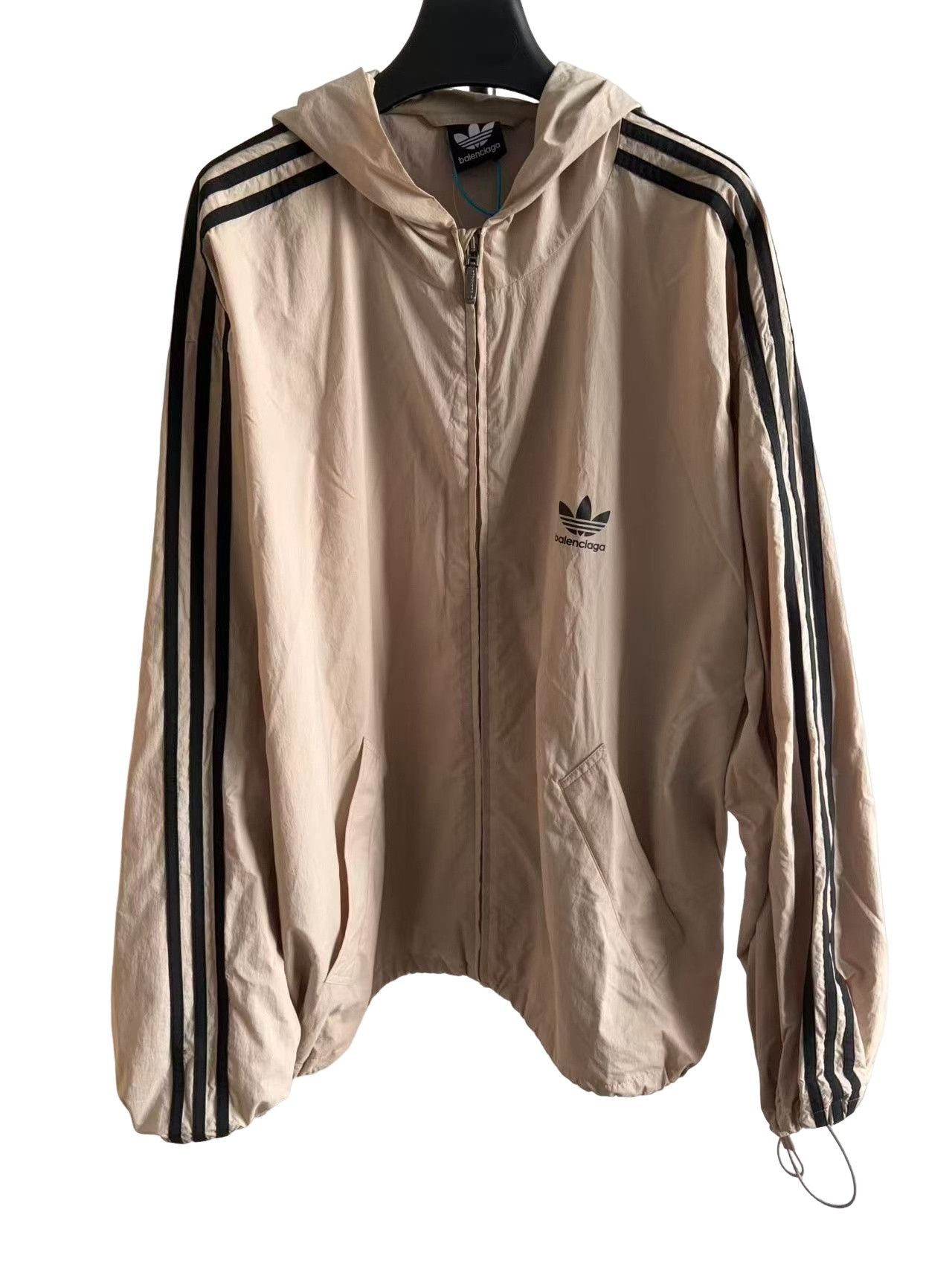 Adidas × Balenciaga Balenciaga x adidas Logo Zip Windbreaker Size S Size US S / EU 44-46 / 1 - 1 Thumbnail