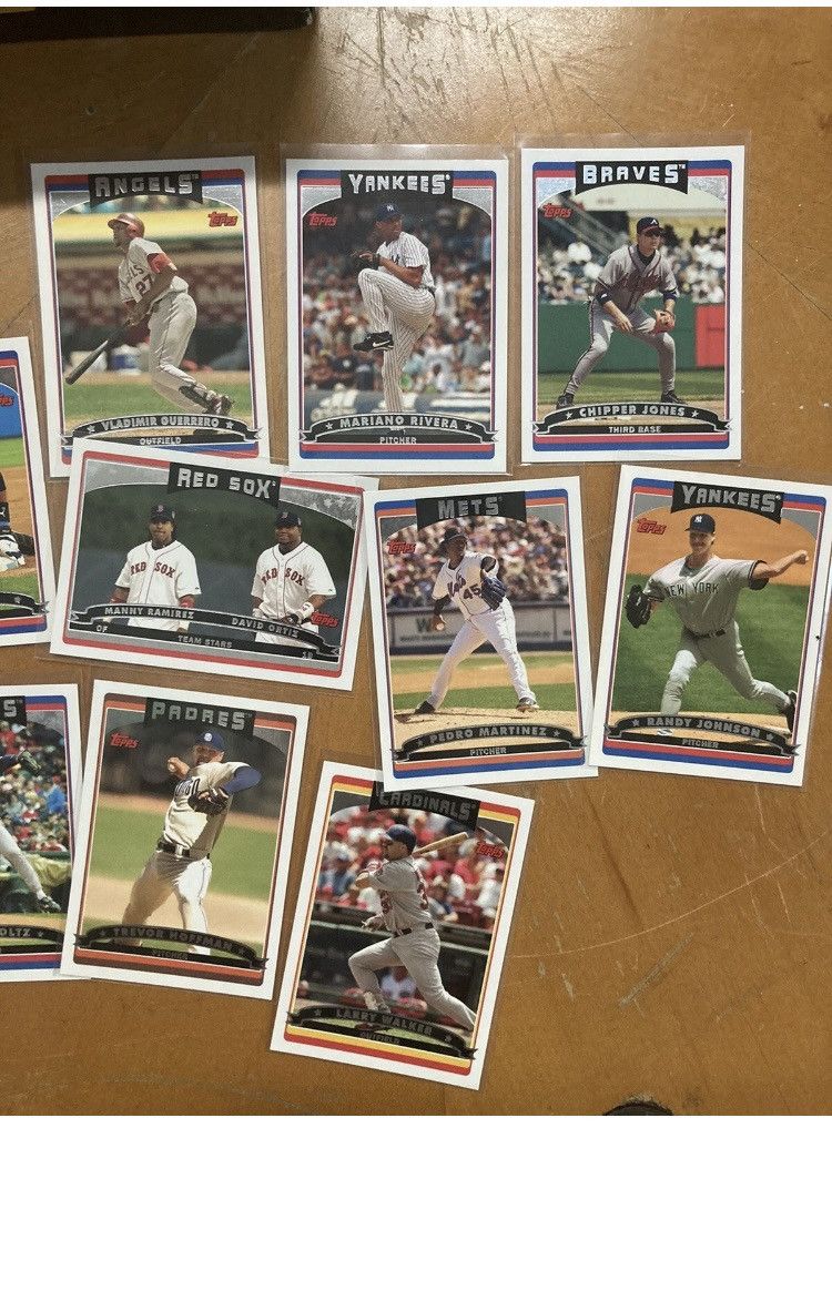 Other Vintage 2006 Topps Baseball Series 1 & 2 Open Box Lot HOF Size ONE SIZE - 6 Thumbnail