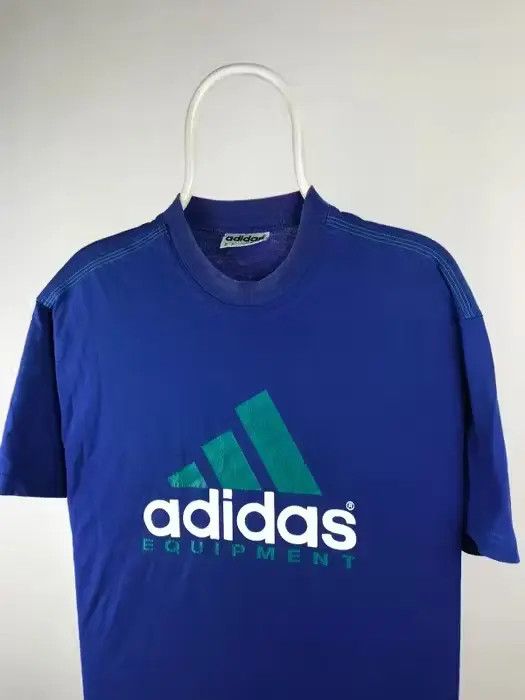 Adidas Vintage Adidas equipment T-shirt box logo size Large Size US L / EU 52-54 / 3 - 2 Thumbnail