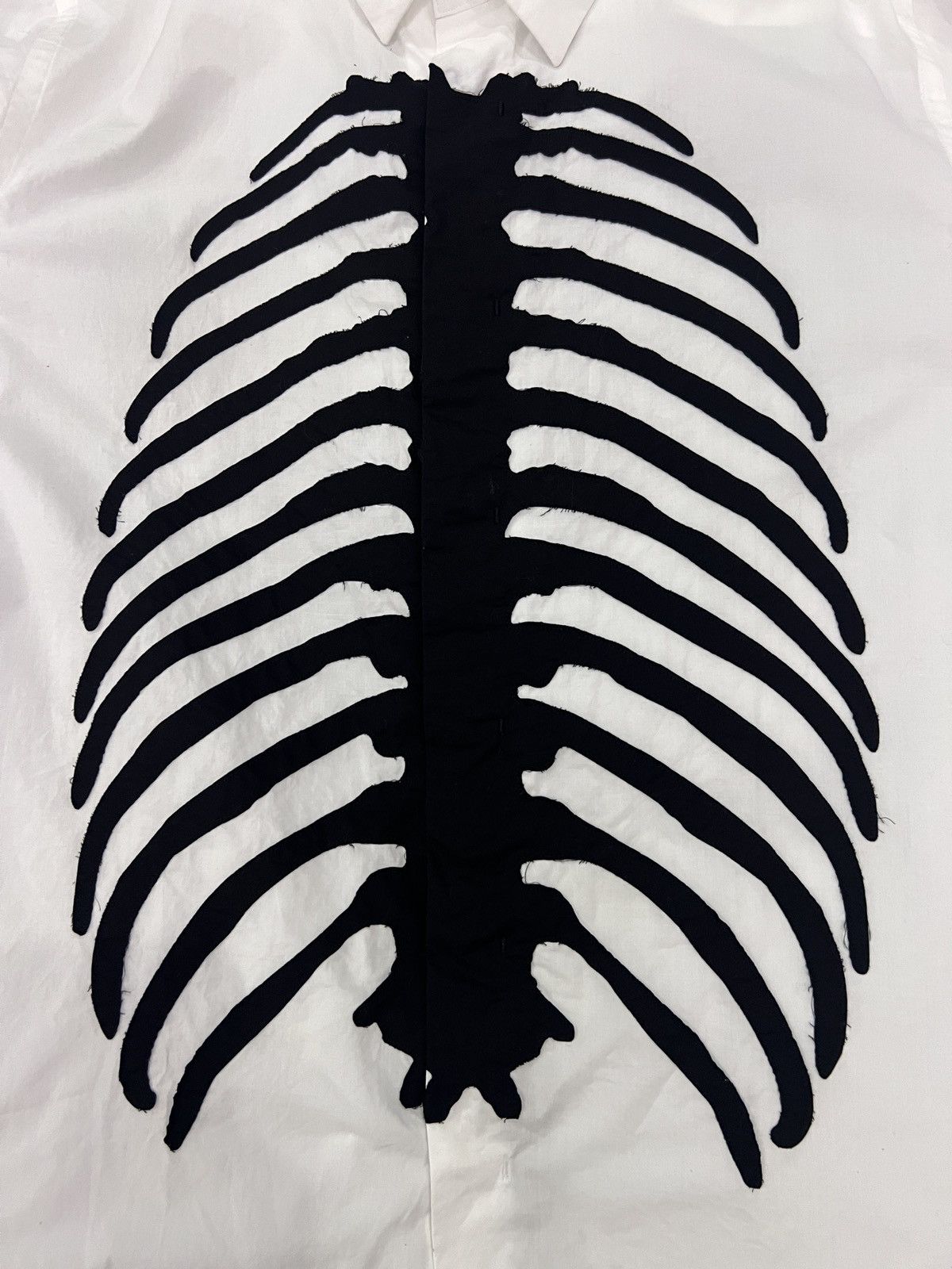 Undercover Undercover AW13 Skeleton Rib Patch Shirt Size US S / EU 44-46 / 1 - 5 Thumbnail