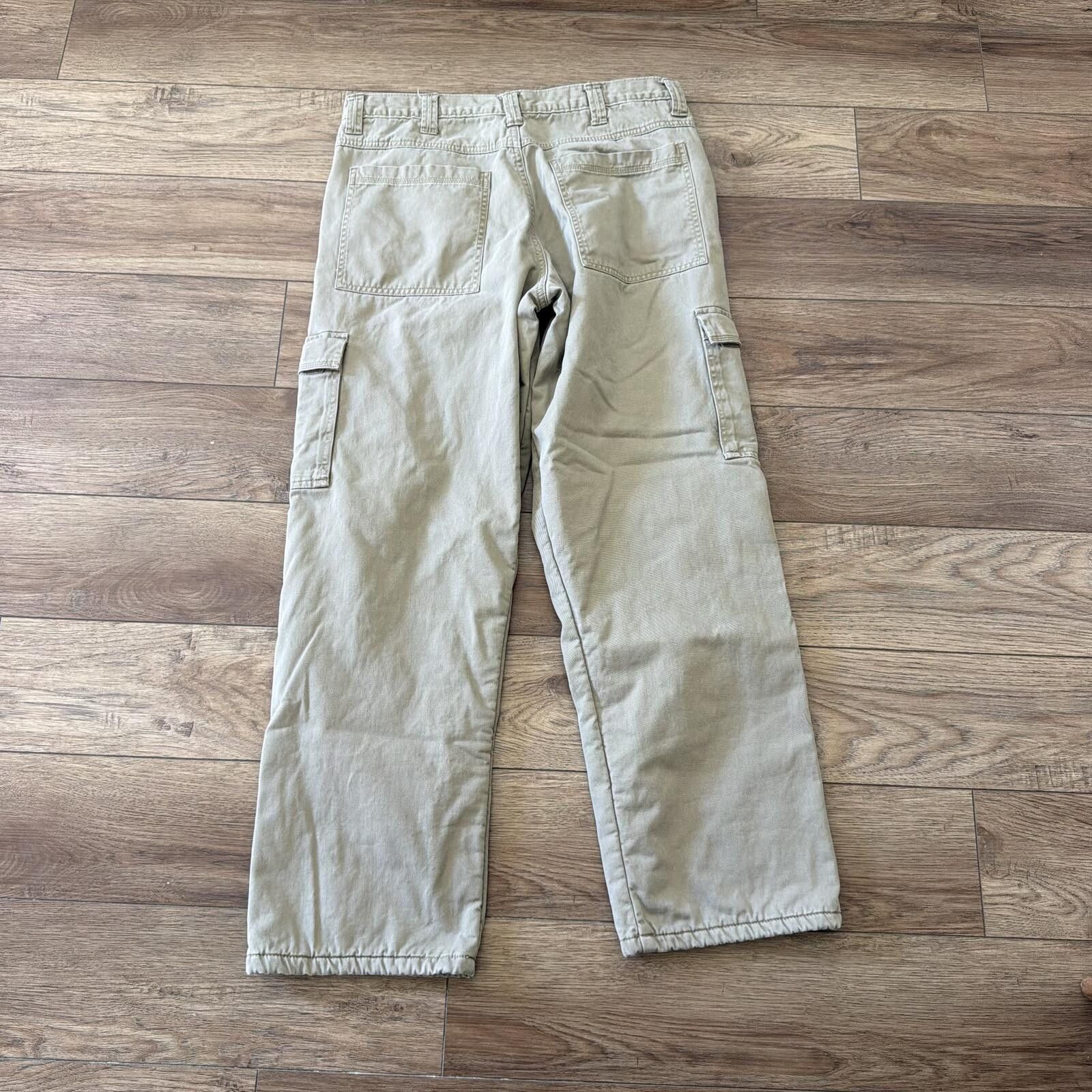 Wrangler Vintage Y2K 90s Wrangler Cargo Fleece Lined Pants Size US 34 / EU 50 - 3 Thumbnail