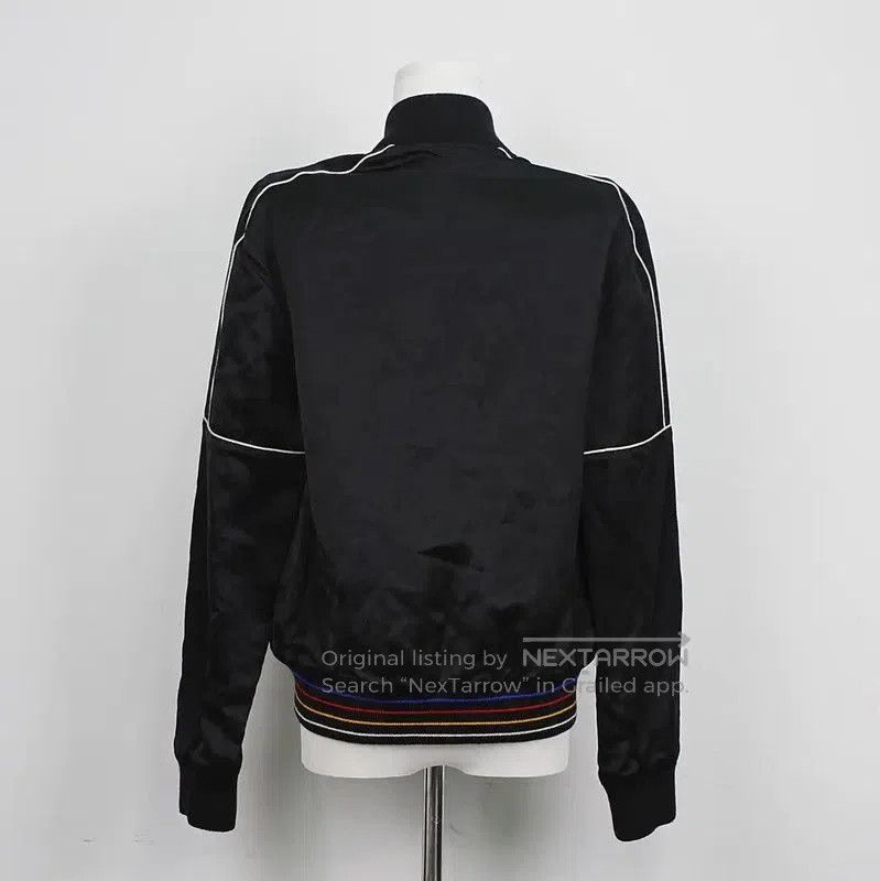 Yves Saint Laurent YSL Black Polyester Logo Jacket for Women . Size L / US 10 / IT 46 - 1 Thumbnail