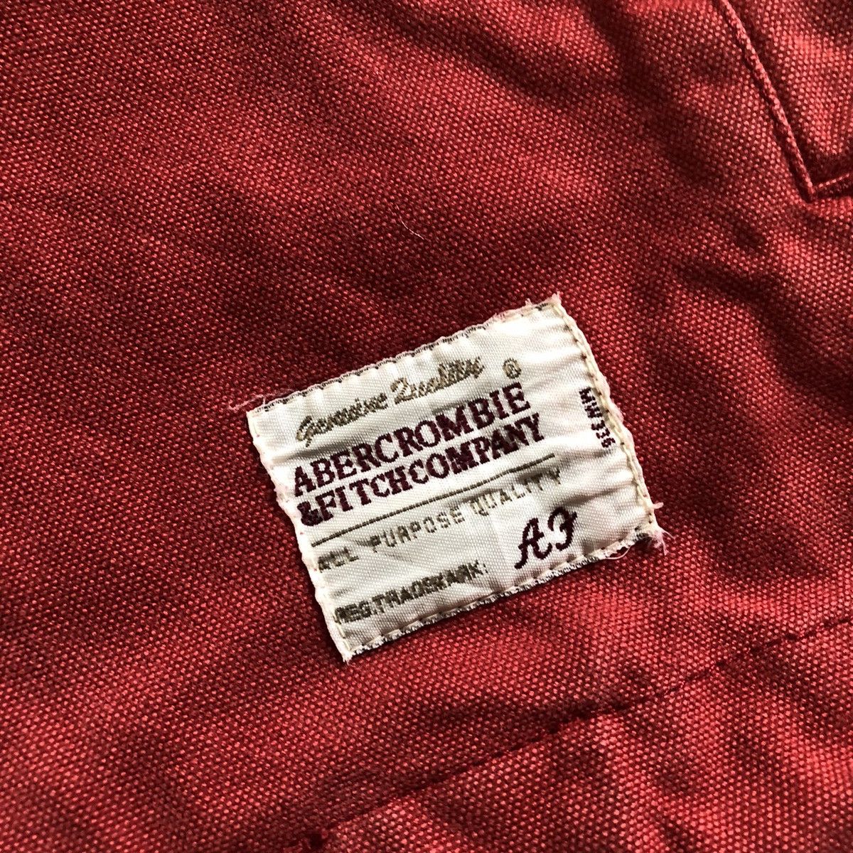 Abercrombie & Fitch ABERCROMBI & FITCH Red Pullover Pouch Country Jacket Size US L / EU 52-54 / 3 - 8 Thumbnail