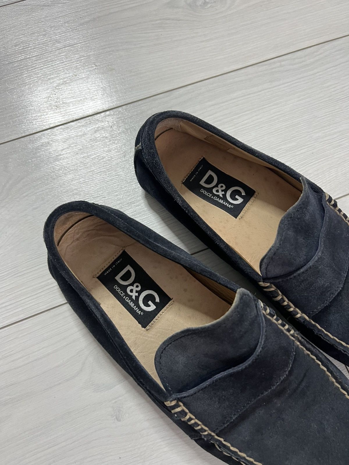 Dolce & Gabbana Vintage 2000s Dolce Gabanna Suede Slip On Loafers Size US 7 / EU 40 - 5 Thumbnail