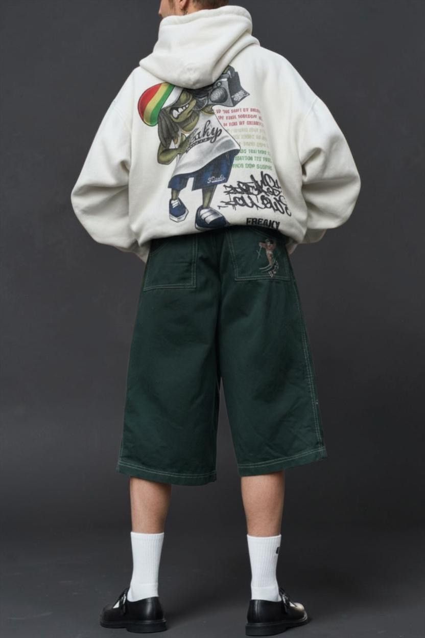 Other Y2k multi pocket jhorts baggy icesky Size US 29 - 5 Thumbnail