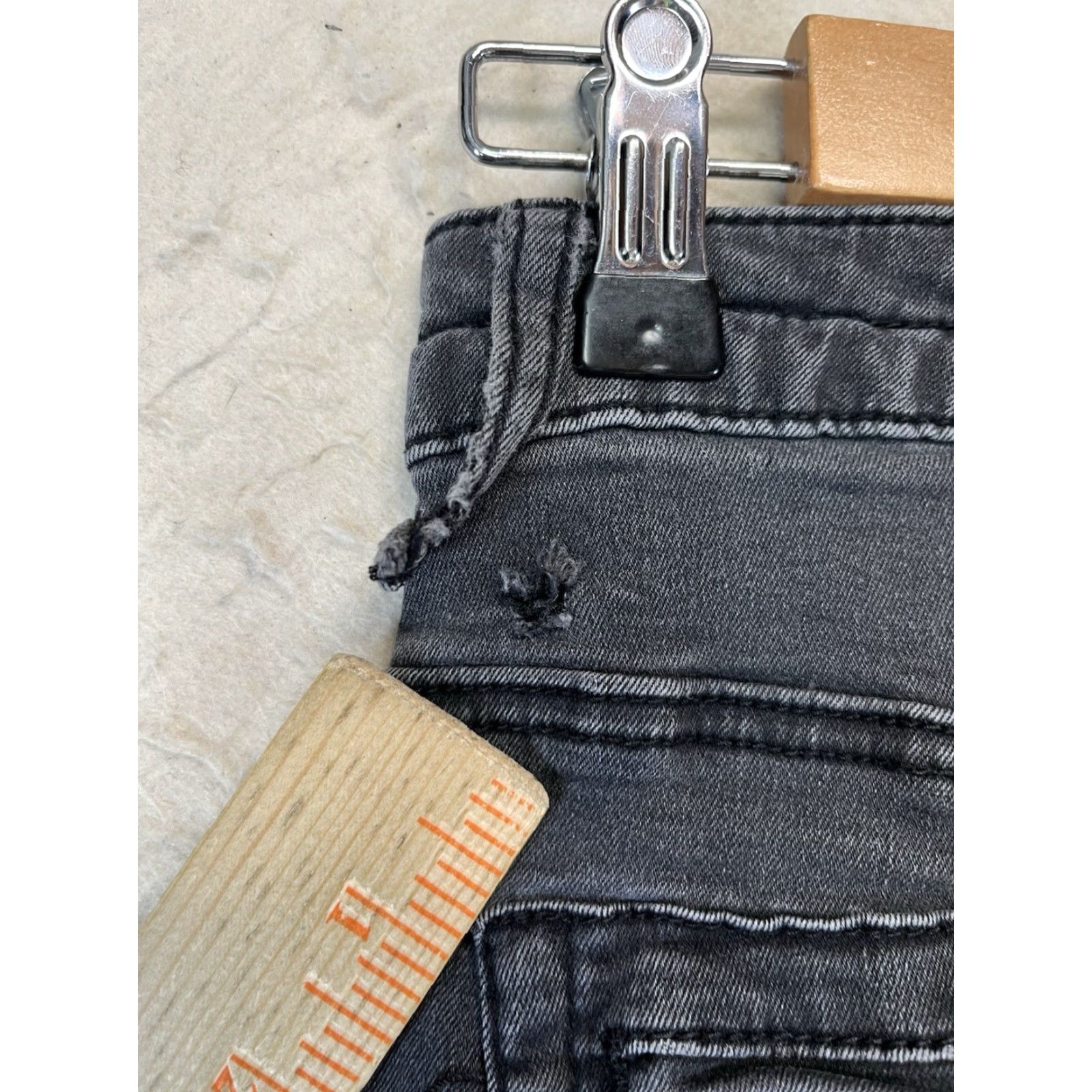 Free People Free People High Rise Washed Black Skinny Jeans Women’s 27 Belt Loops Skinny Belted FP Movement by Free People Jeans Women 27 Black Size 27" / US 4 / IT 40 - 6 Thumbnail