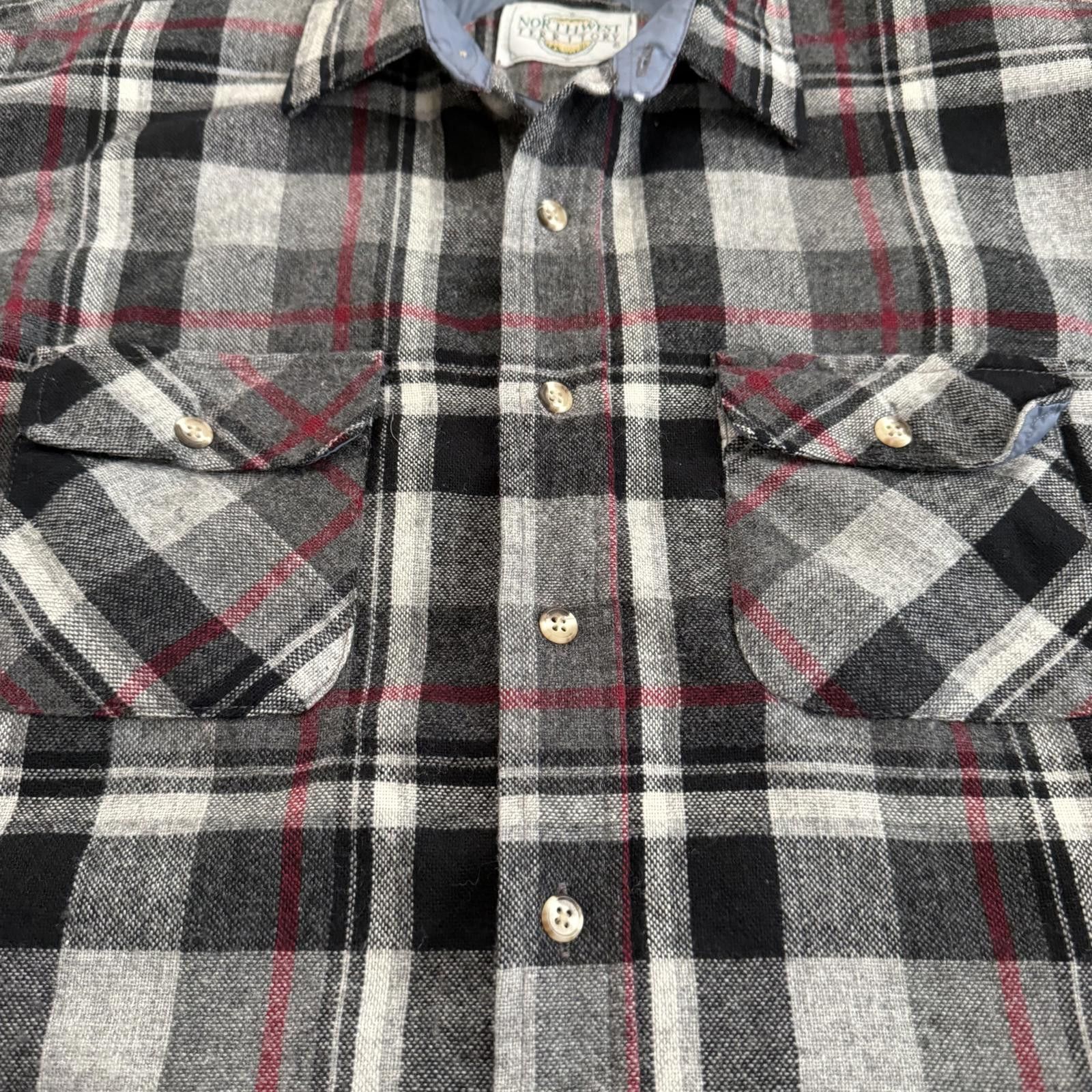 Northwest Territory Vintage Northwest Territory Flannel Shirt Jacket Quilted Size US L / EU 52-54 / 3 - 2 Thumbnail