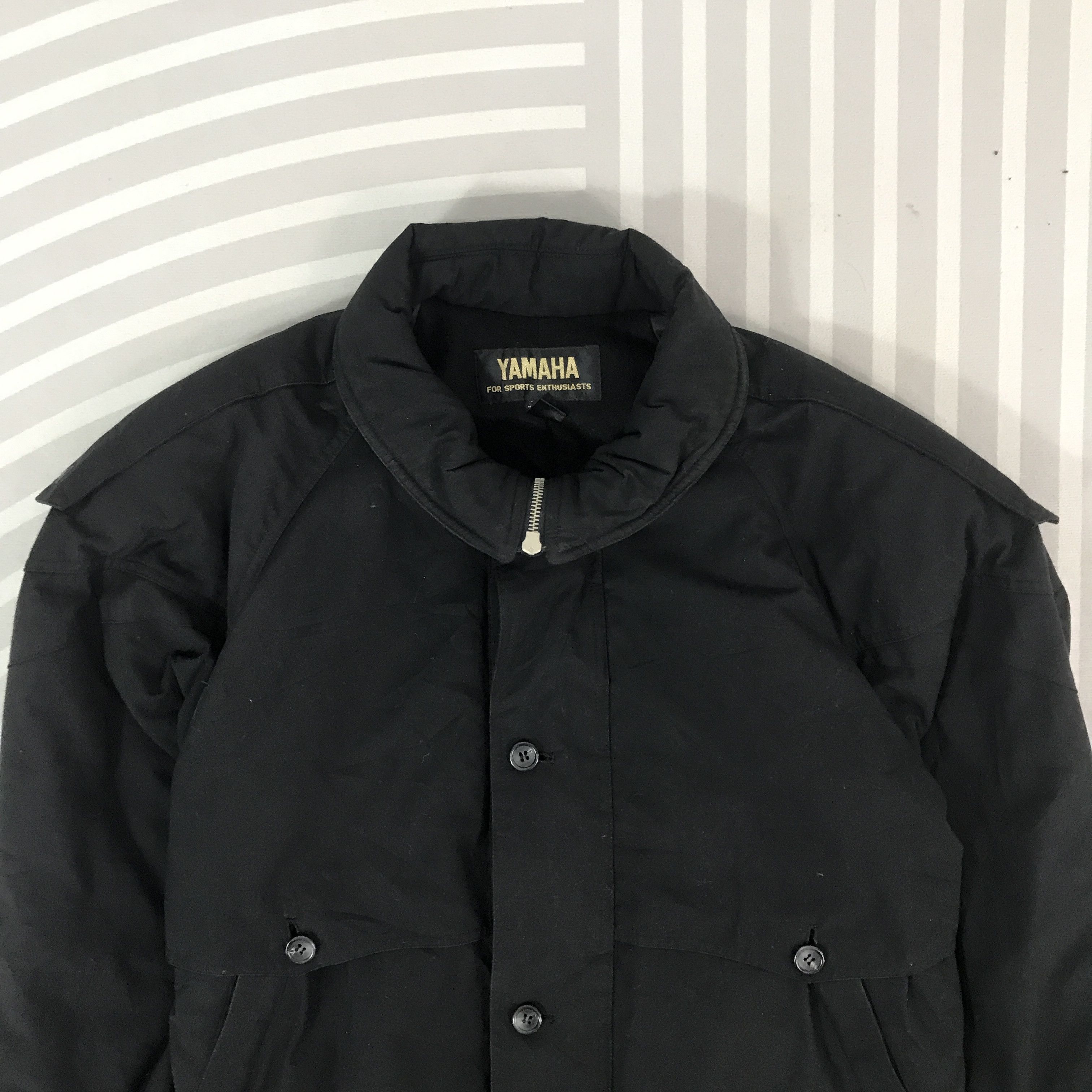 Yamaha Vintage Yamaha Black Bomber ski design style Jacket Size US L / EU 52-54 / 3 - 2 Thumbnail