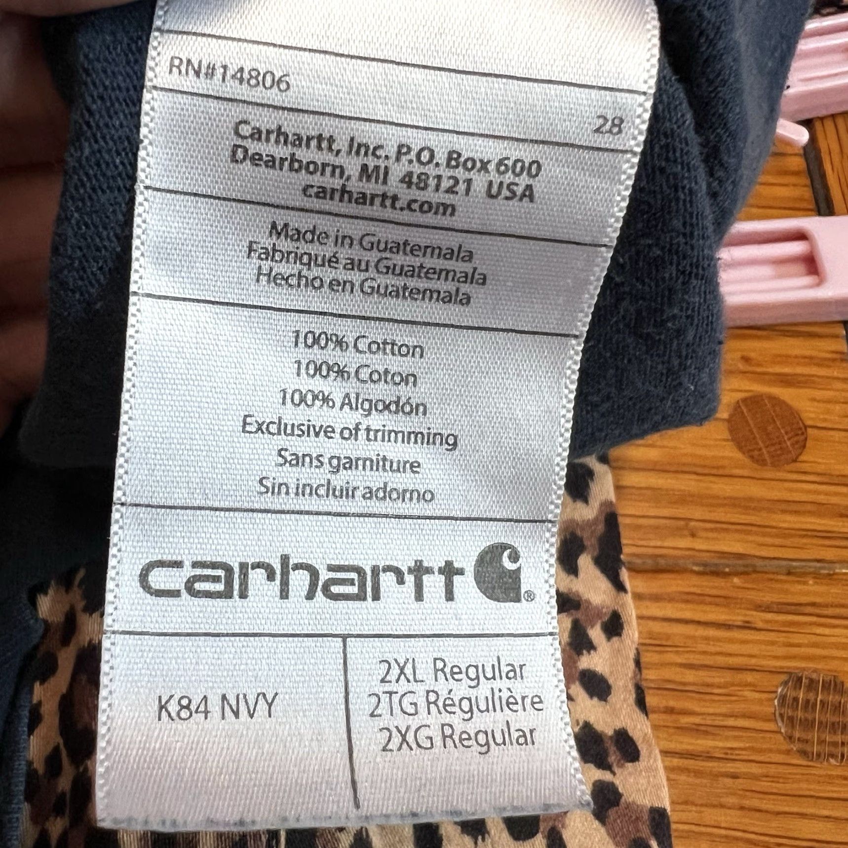 Carhartt Carhartt Original Fit Henley T-Shirt Men 2XL Blue K84-NVY Knit Cotton Heavyweight Pocket Short Sleeve 90s Outdoor Logo Regular Fit Size US XXL / EU 58 / 5 - 5 Thumbnail