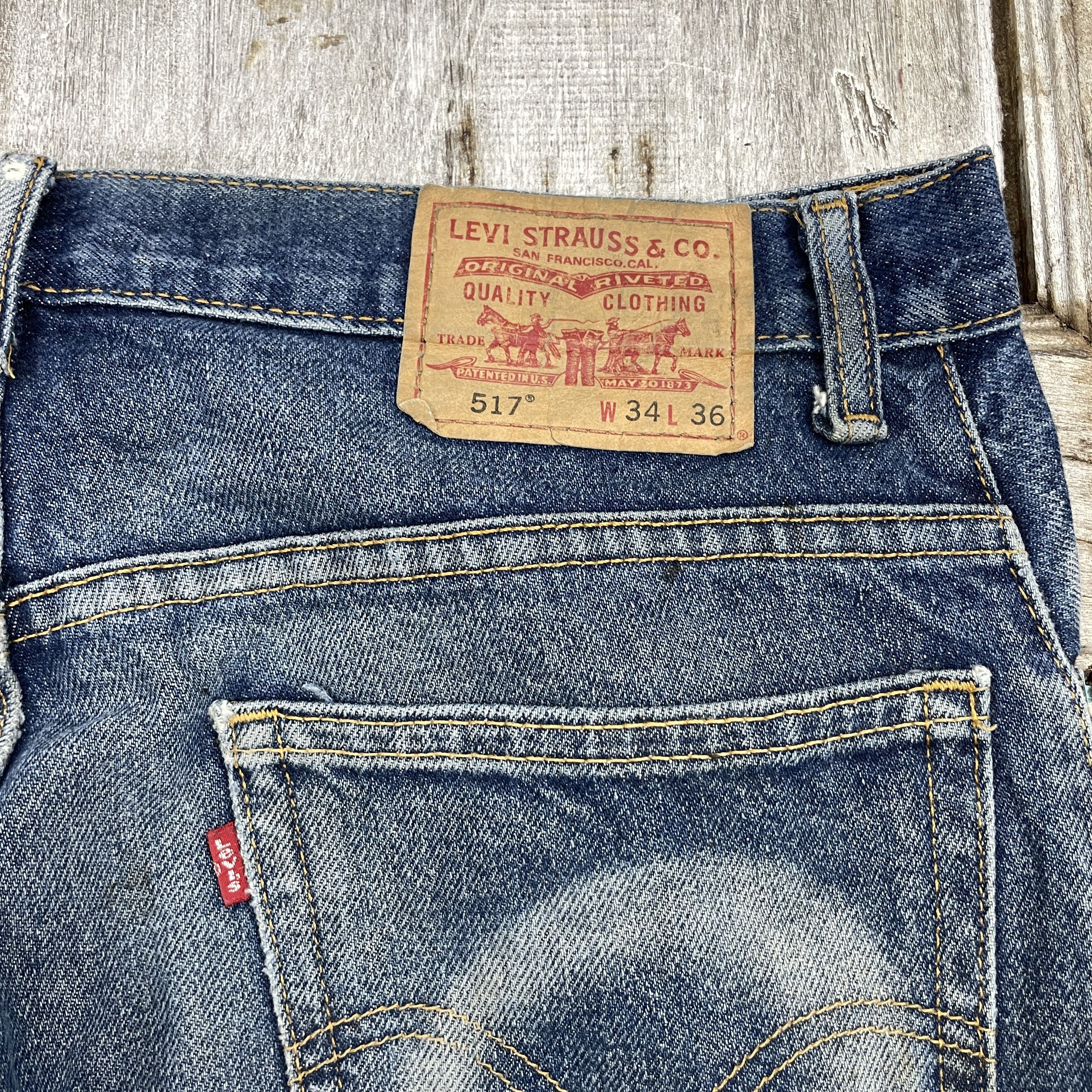 Levi's Vintage Levi's 517 Faded Boot Cut Jeans - WC324 Size US 34 / EU 50 - 9 Thumbnail
