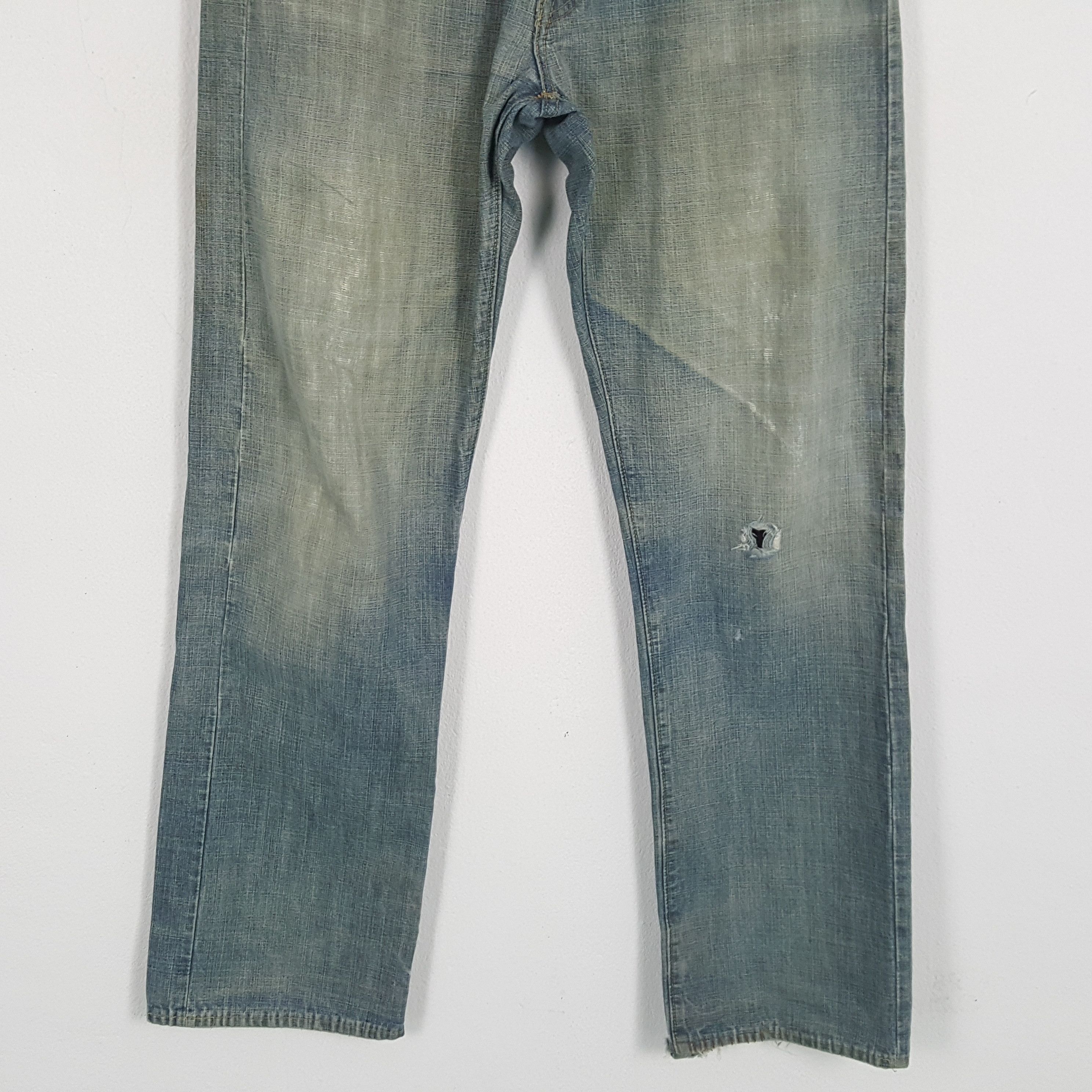 Japanese Brand × Sugar Cane × Vintage SUGAR CANE Japanese Brand Streetwear Distressed Jeans Size US 31 - 3 Thumbnail