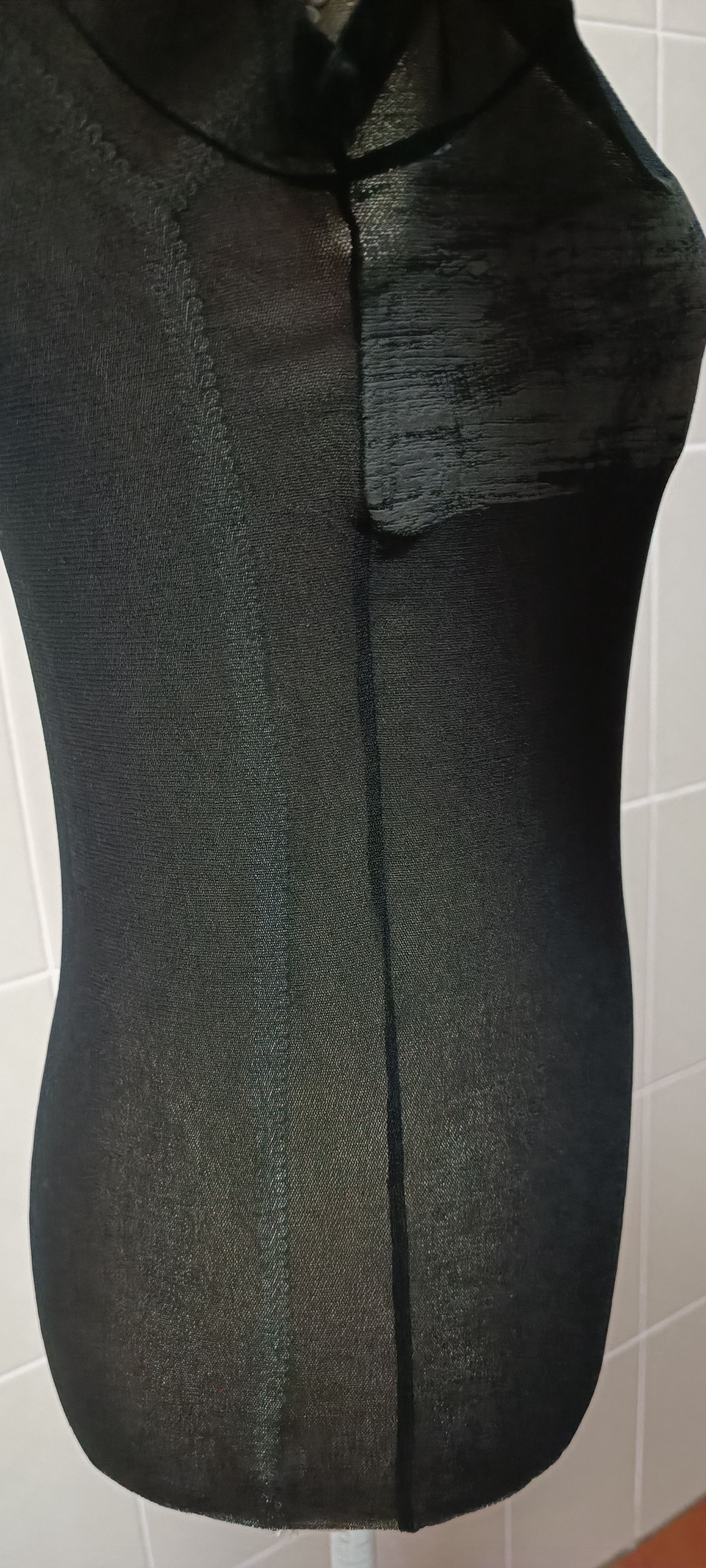 Jean Paul Gaultier 90's - Black nylon mesh t-shirt - No used Size M / US 6-8 / IT 42-44 - 7 Thumbnail