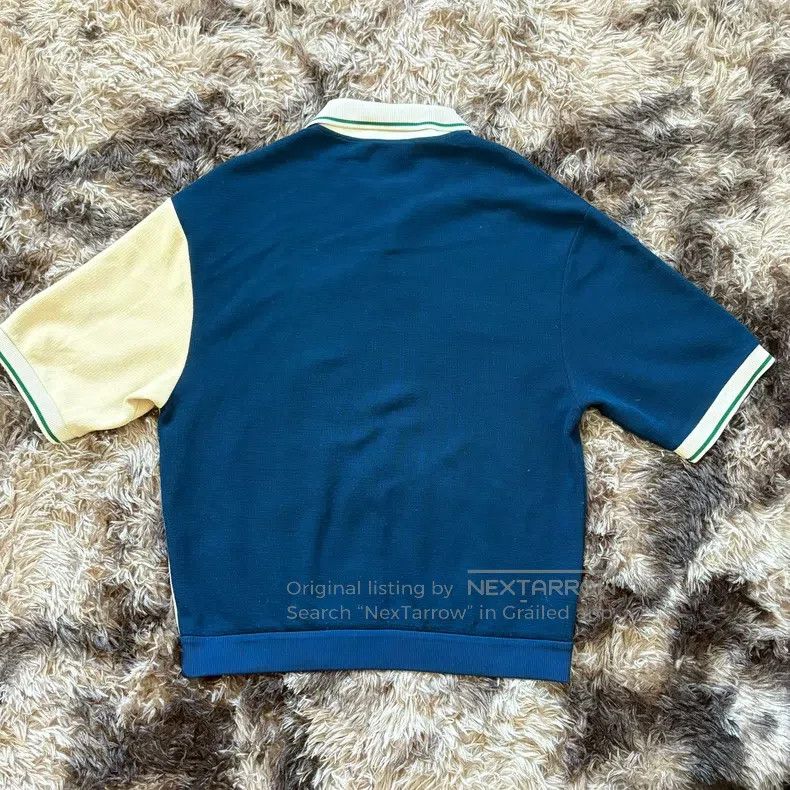 Gucci Guicci Blue striped wide-edge polo short sleeve Size US M / EU 48-50 / 2 - 2 Thumbnail
