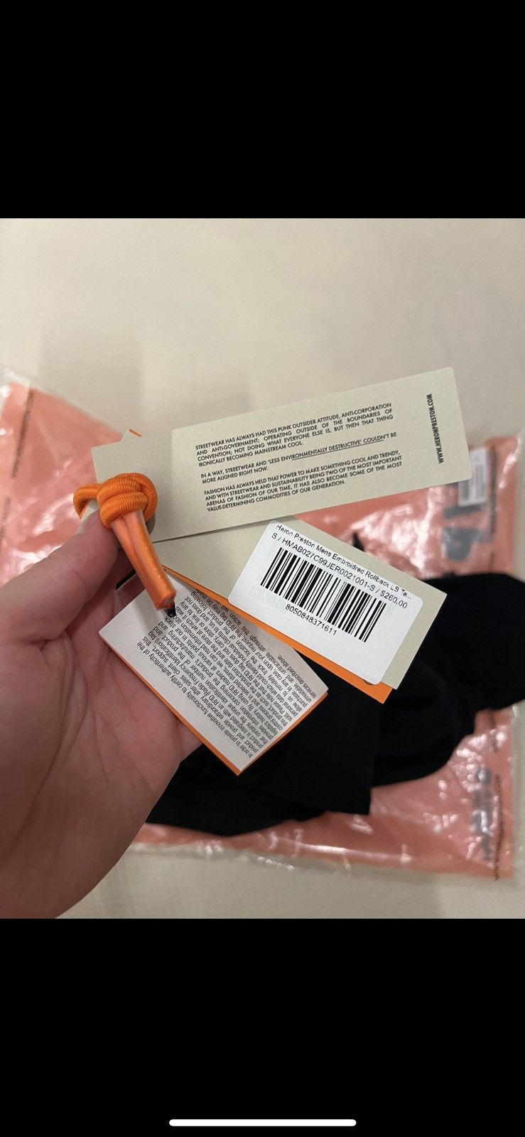 Heron Preston Heron Preston Mens Embroidred Rollback LS Size US S / EU 44-46 / 1 - 4 Thumbnail