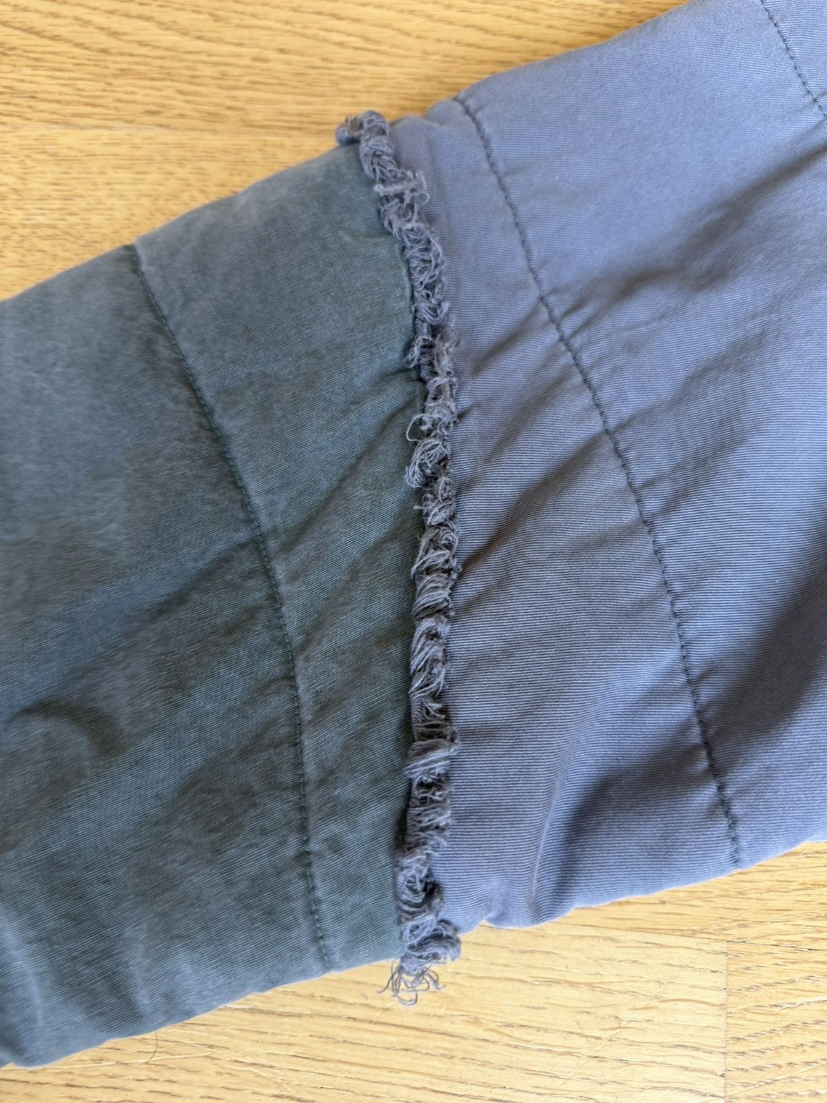 Greg Lauren NWOT 2500$ 50/50 Quilted Charcoal Flight Jacket Size US L / EU 52-54 / 3 - 13 Thumbnail