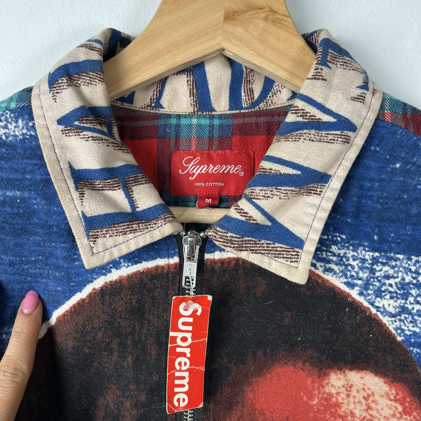 Supreme S/S 2018 Supreme Martin Luther King Zip Flannel Shirt NWT Size US M / EU 48-50 / 2 - 3 Thumbnail