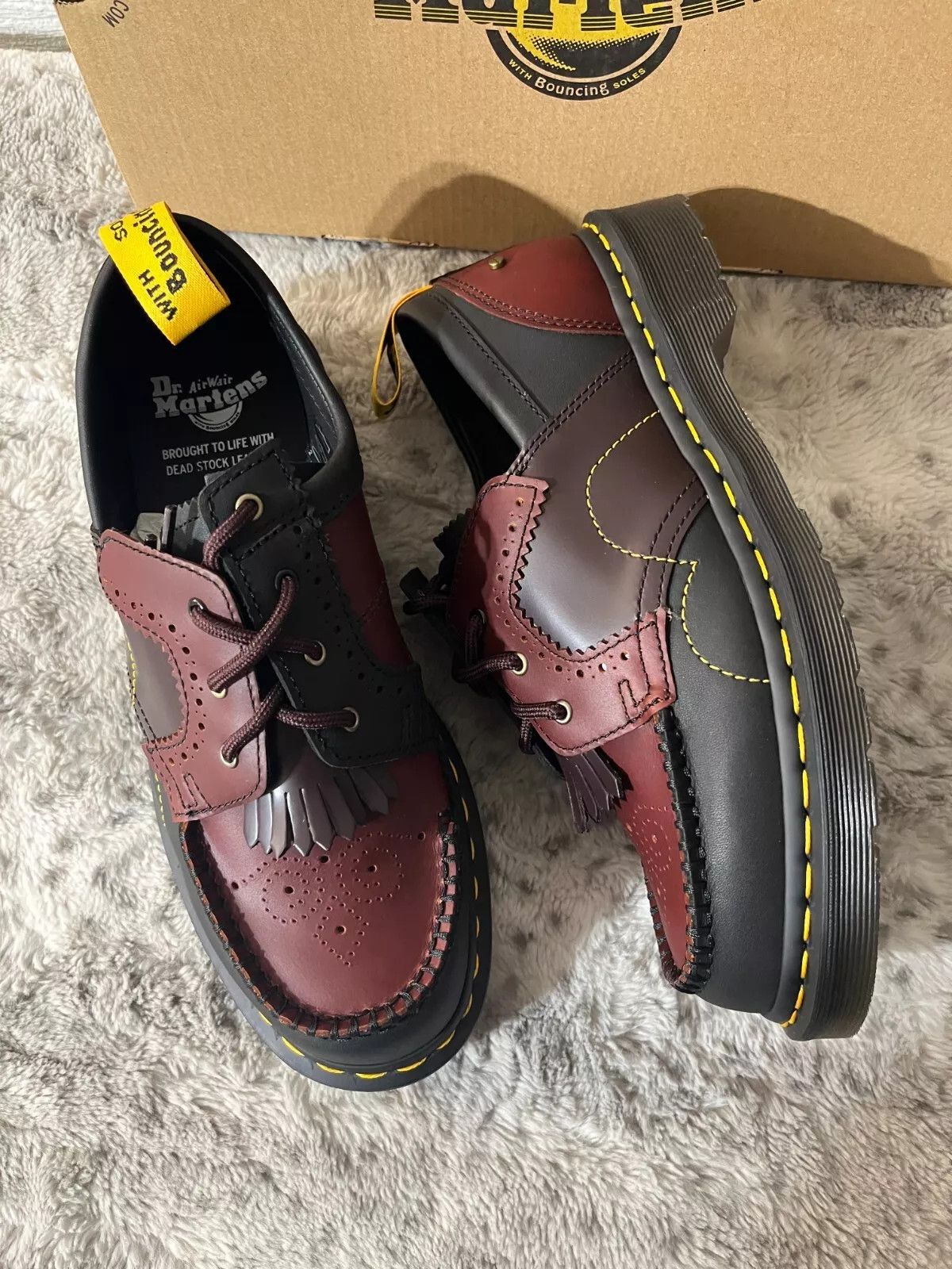 Dr. Martens 1461 Fused Patchwork Men’s Brogue Derby Size US 9 / EU 42 - 2 Thumbnail