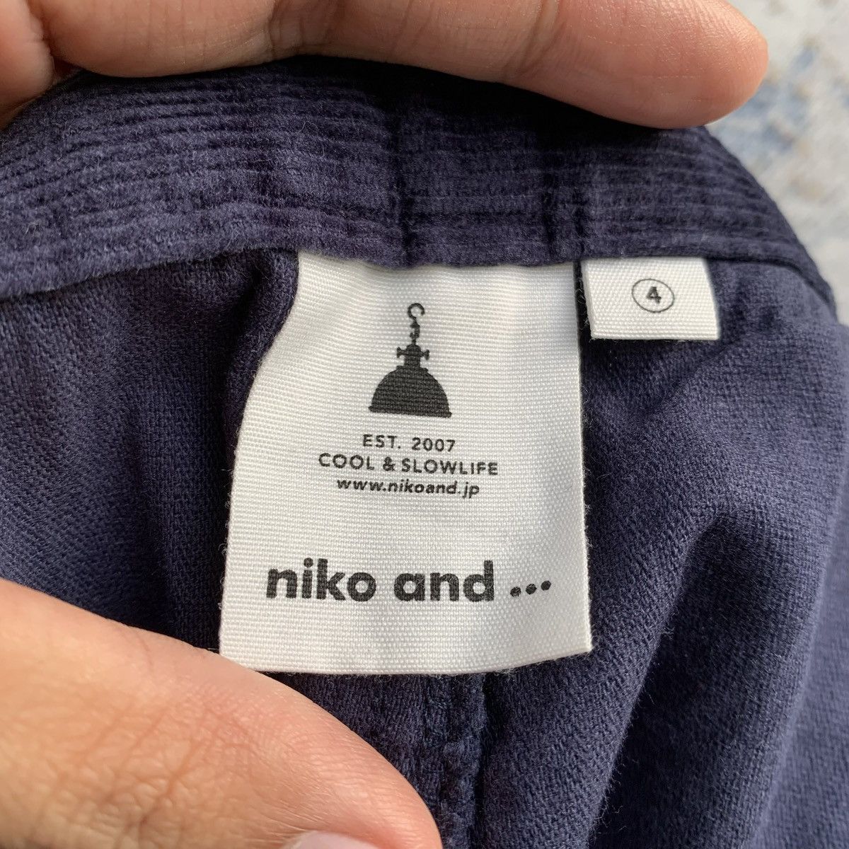 Japanese Brand Japanese Brand Niko And... Baggy Wide Corduroy Pants Size US 34 / EU 50 - 8 Thumbnail