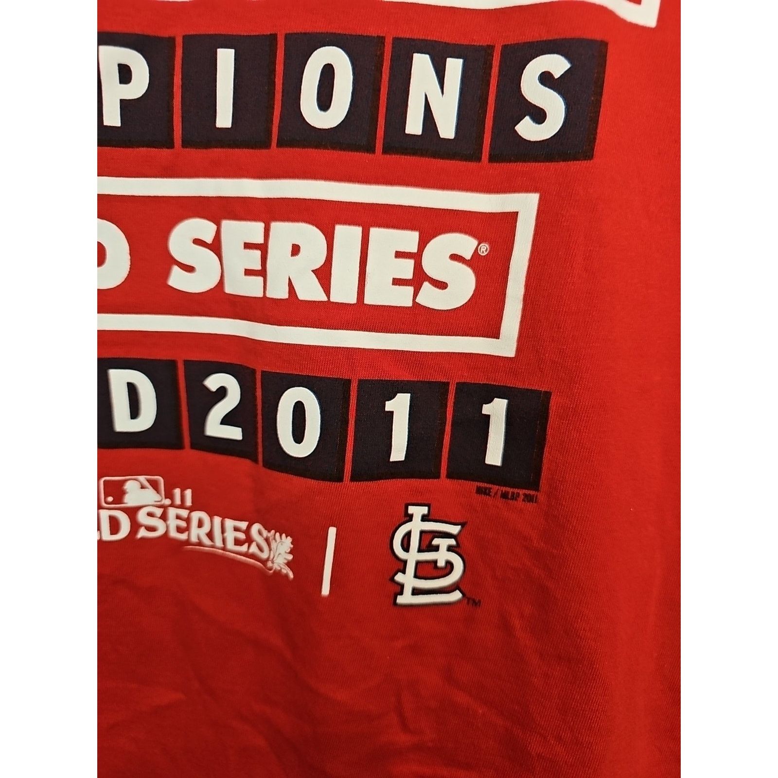 Nike NIKE 2011 St. Louis Cardinals NL Champions Shirt Size Mens M Size US M / EU 48-50 / 2 - 3 Thumbnail
