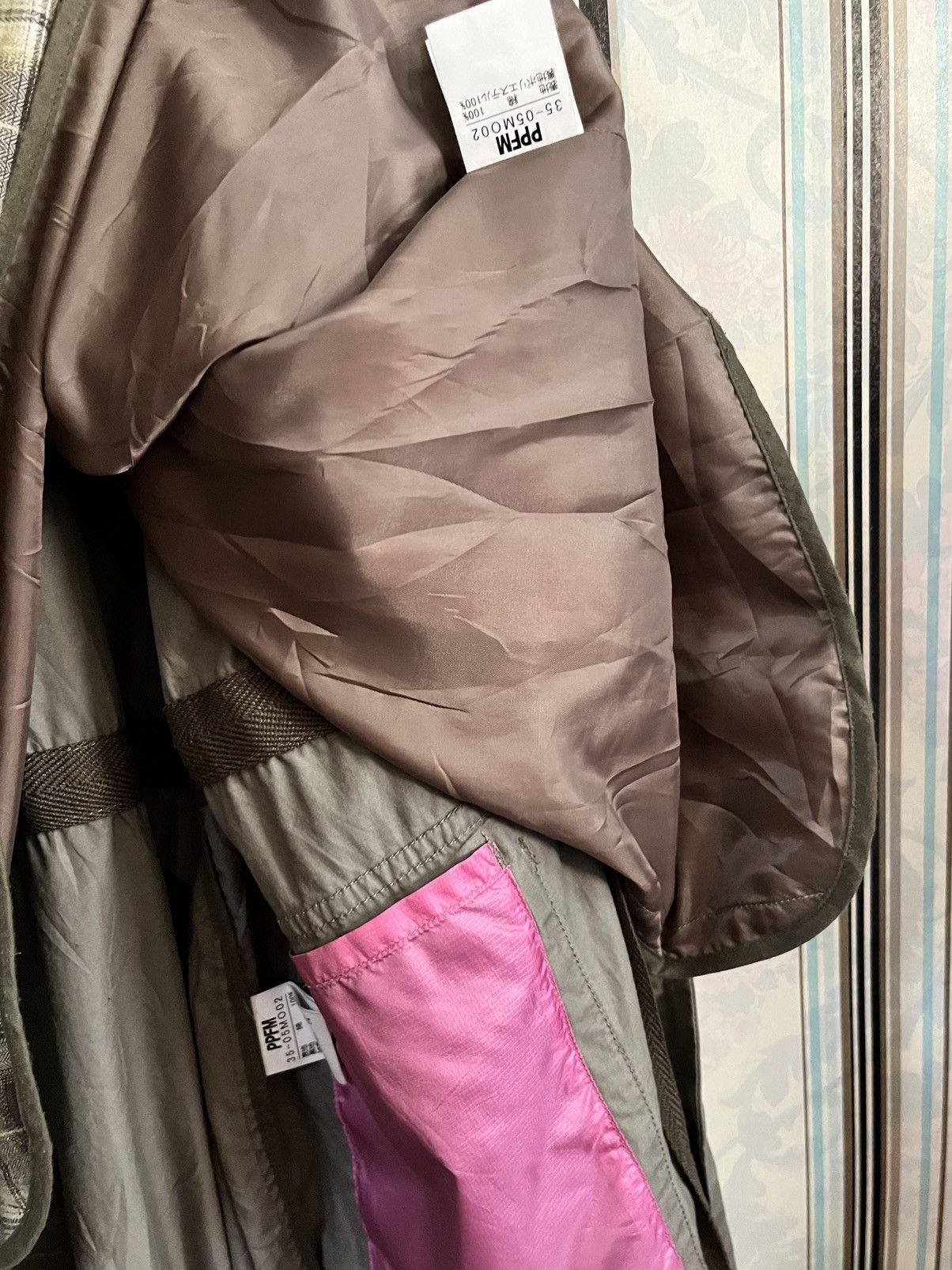 PPFM 1990s parka fishtail checked zipped affordable #H1 Size US M / EU 48-50 / 2 - 11 Thumbnail