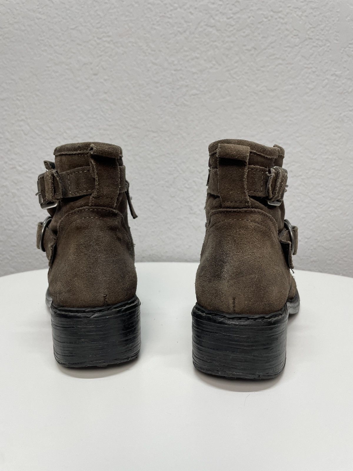 If Six Was Nine Vintage Italian AS 98 Vibe Guidi Style Leather Biker Boots Size US 7 / EU 40 - 5 Thumbnail
