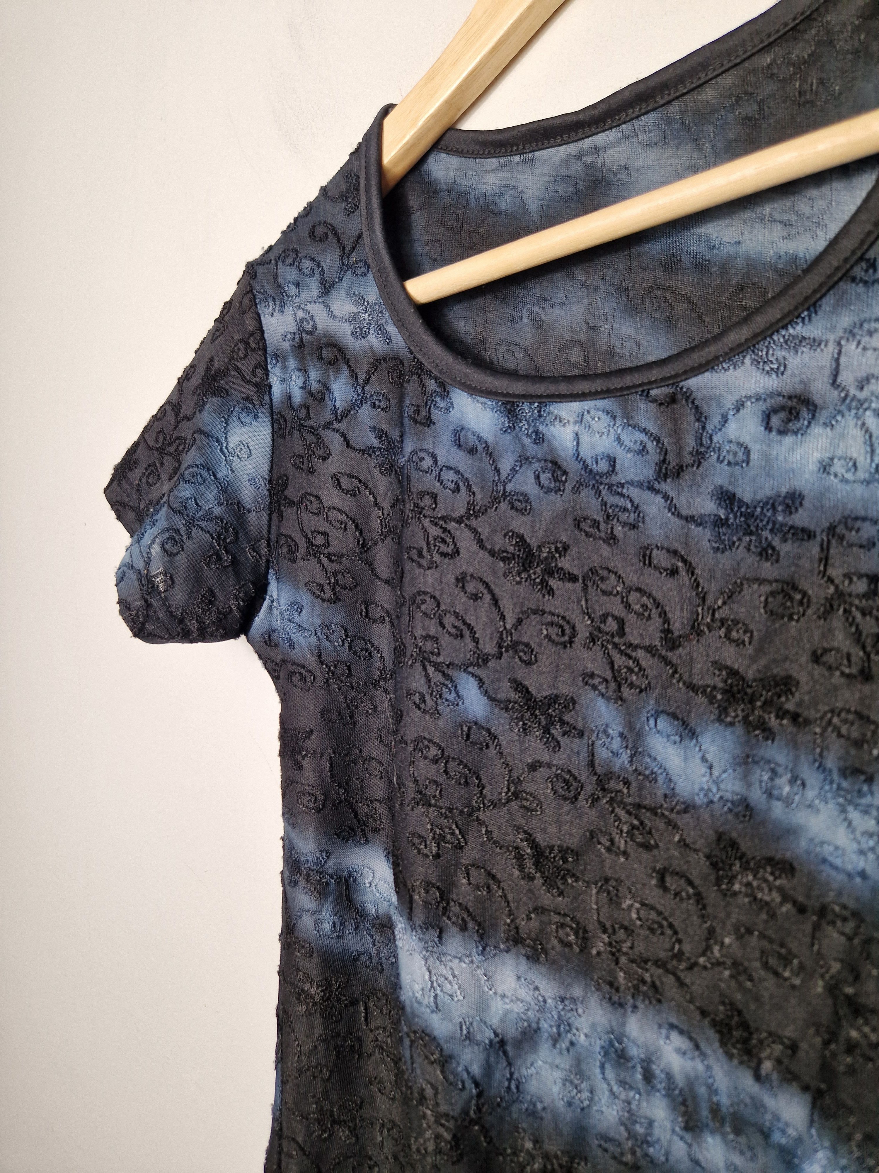 If Six Was Nine × Japanese Brand vintage floral mesh top Size M / US 6-8 / IT 42-44 - 4 Thumbnail