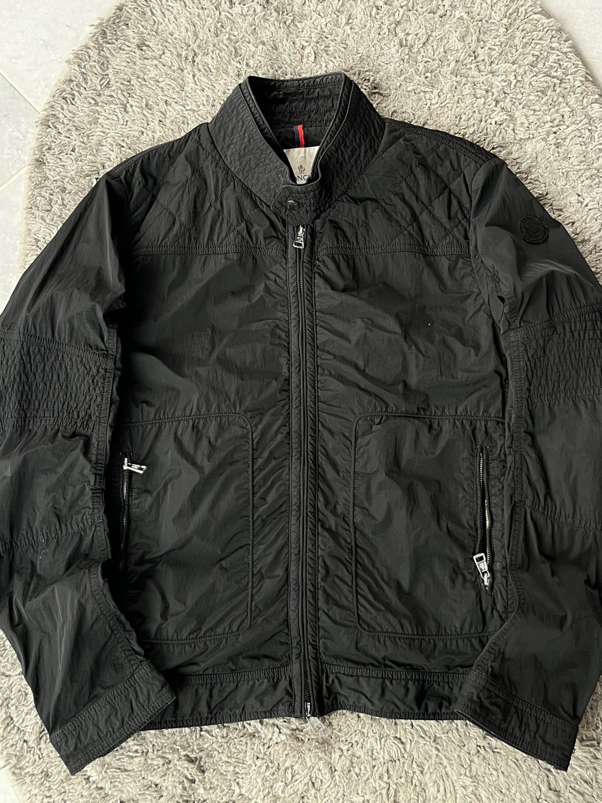 Moncler Vintage Light Jacket Moncler Garment Dye Flacher Size US L / EU 52-54 / 3 - 6 Thumbnail
