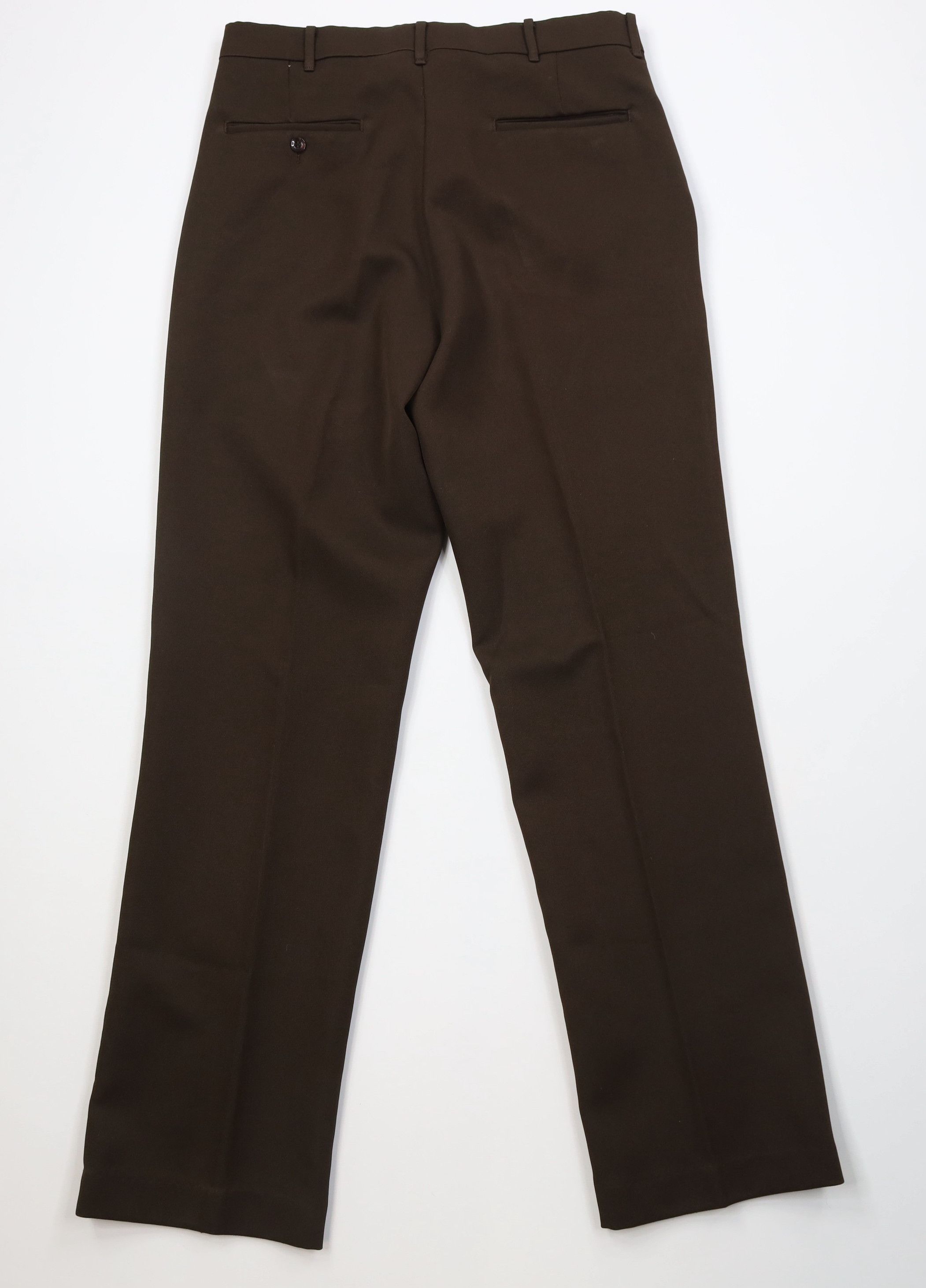 Vintage Vintage 70s Streetwear Knit Flared Chino Pants Brown USA Size US 32 / EU 48 - 11 Thumbnail