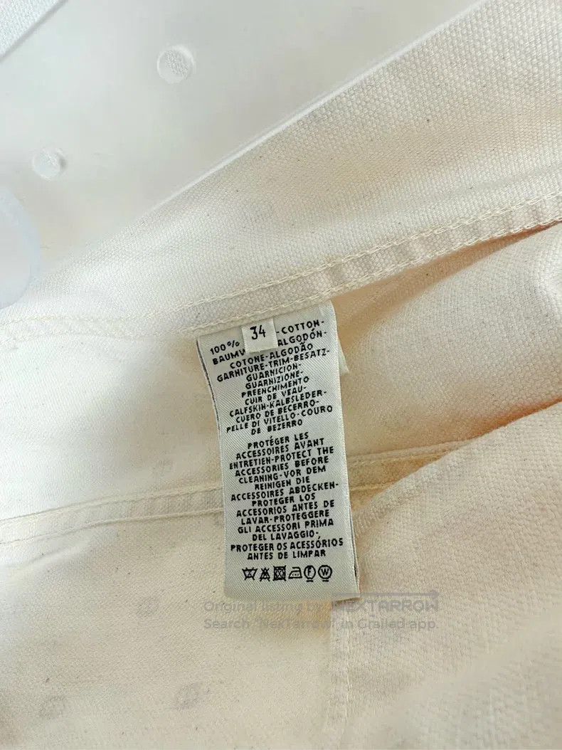 Hermes Hermes White pig nose denim jacket Size XXS / US 00 / IT 34 - 6 Thumbnail