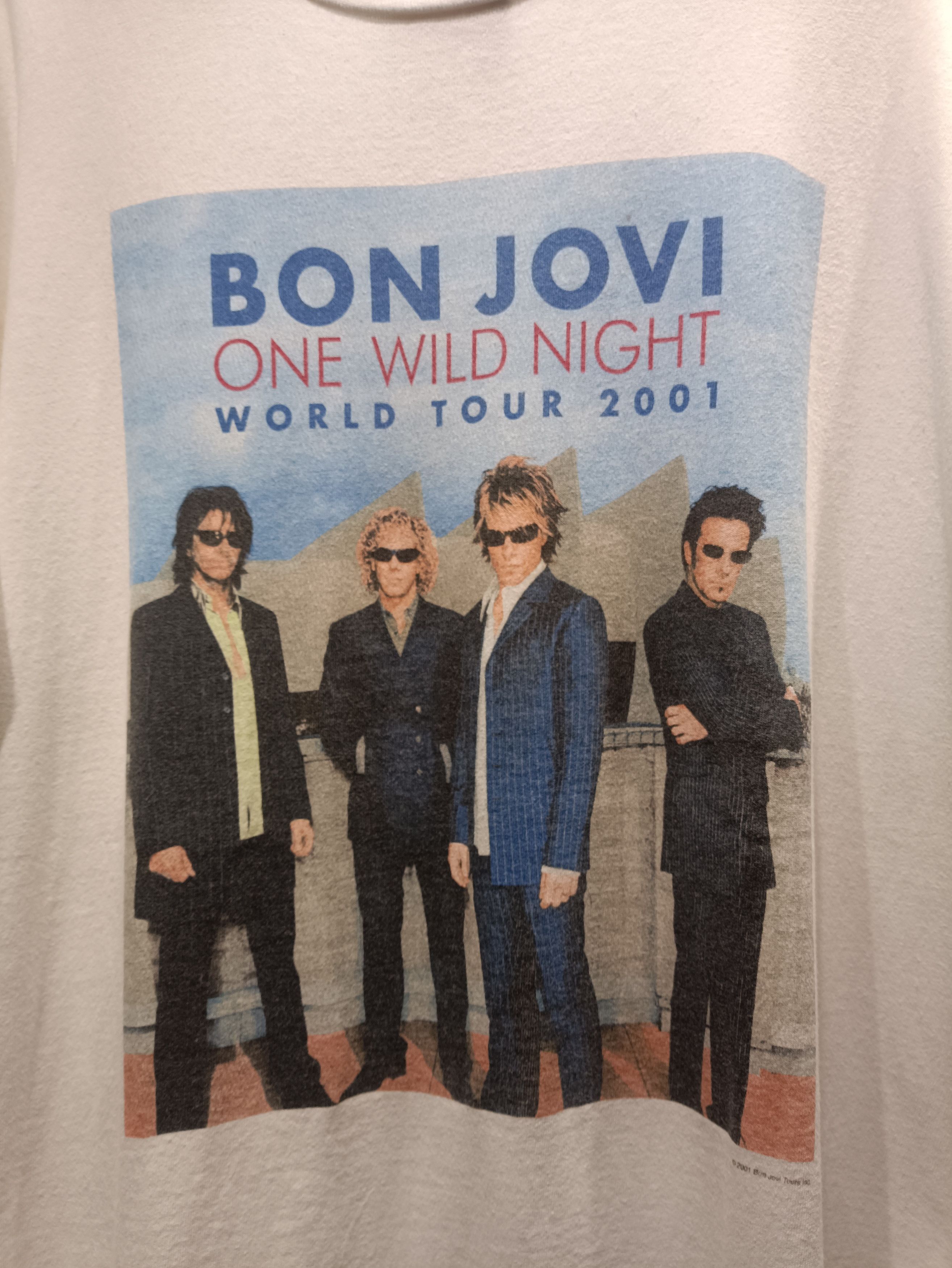 Band Tees × Vintage bon jovi one wild night tour 2001 Size US XL / EU 56 / 4 - 2 Thumbnail