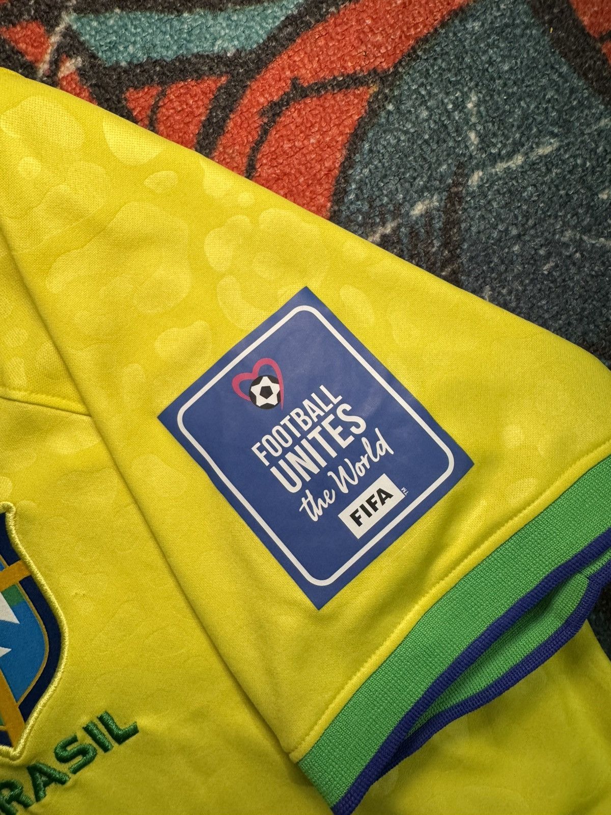 Nike Brazil 2022 WC Neymar Jr #10 home jersey Size US L / EU 52-54 / 3 - 7 Thumbnail