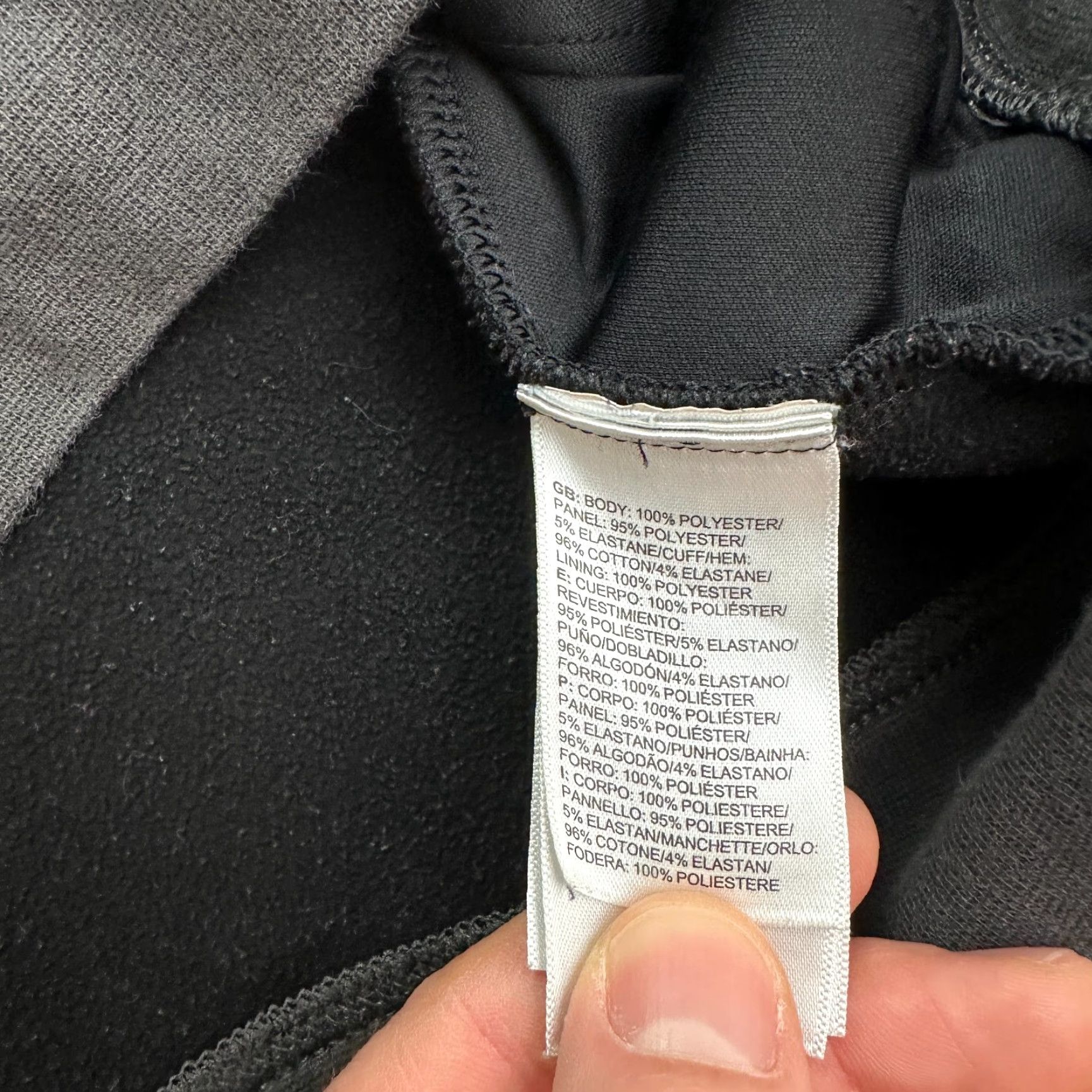 The North Face The North Face Hoodie Women Medium Gray Black Pocket Pullover Sweatshirt Outdoor Size M / US 6-8 / IT 42-44 - 7 Thumbnail