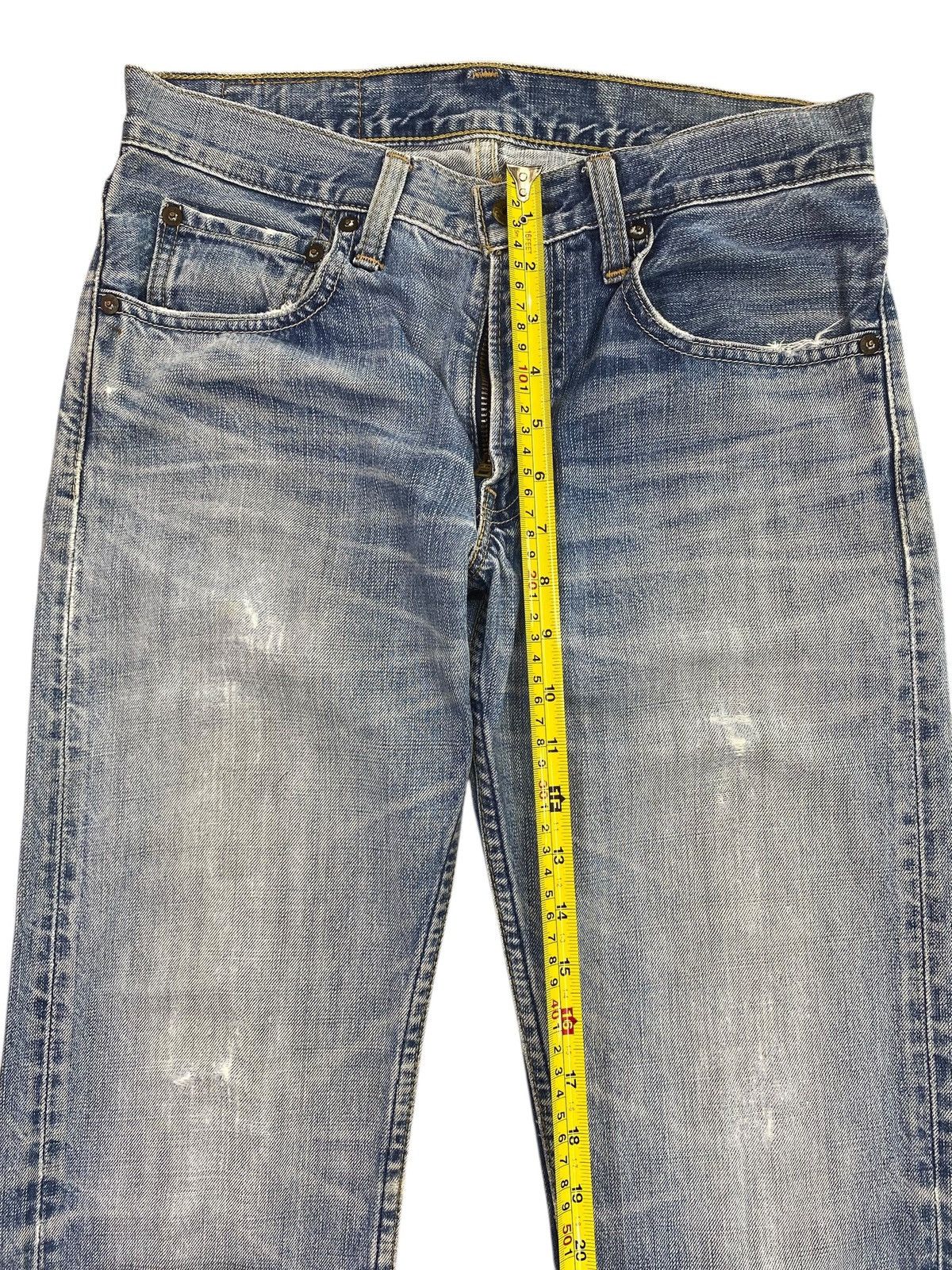 Levi's Vintage Levi’s Whiskers Faded Wash Style Straight Cut Jeans Size US 29 - 6 Thumbnail