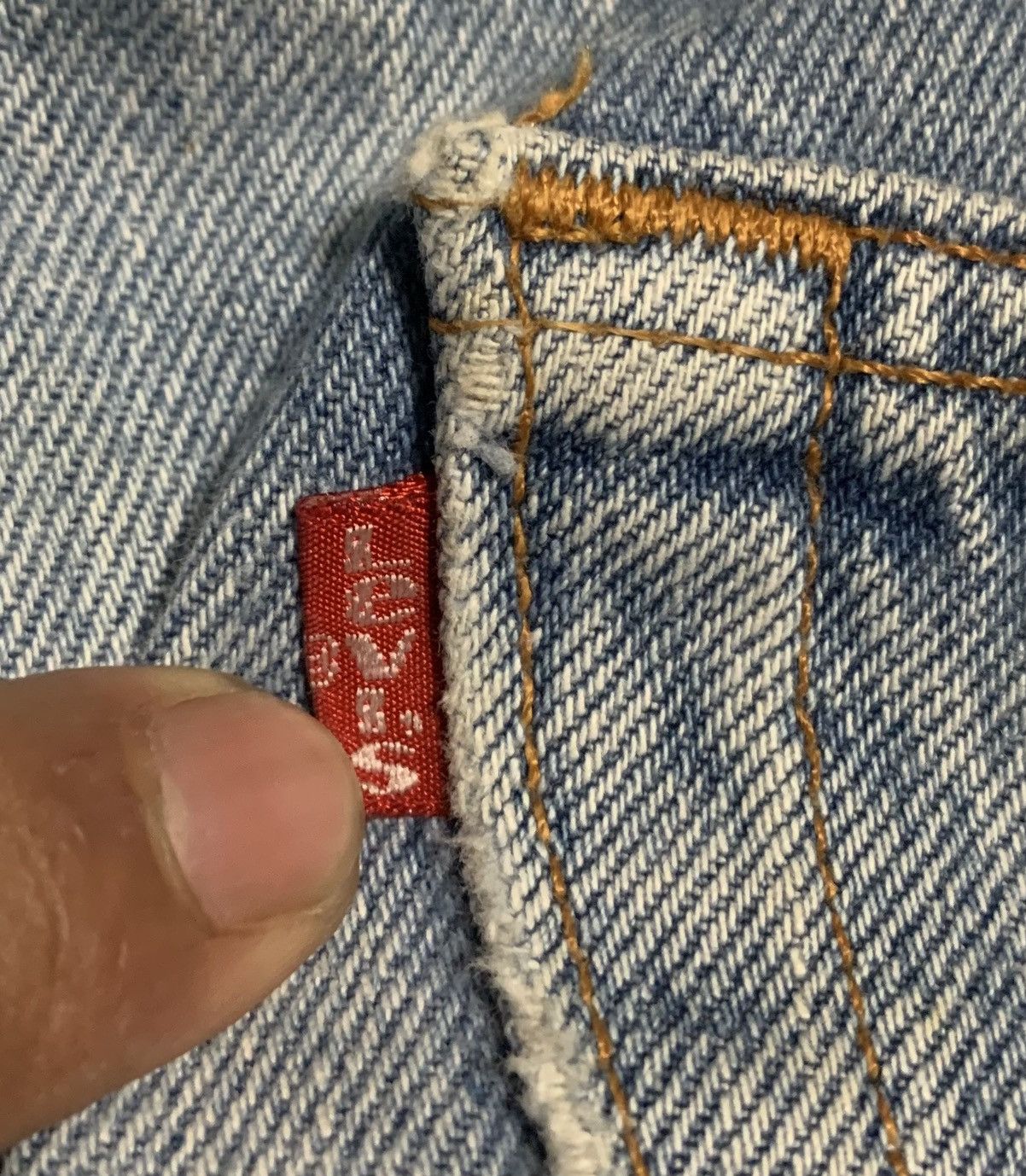 Levi's Vintage 90s Levis 501 Straight Leg Jeans Distressed Size US 32 / EU 48 - 9 Thumbnail