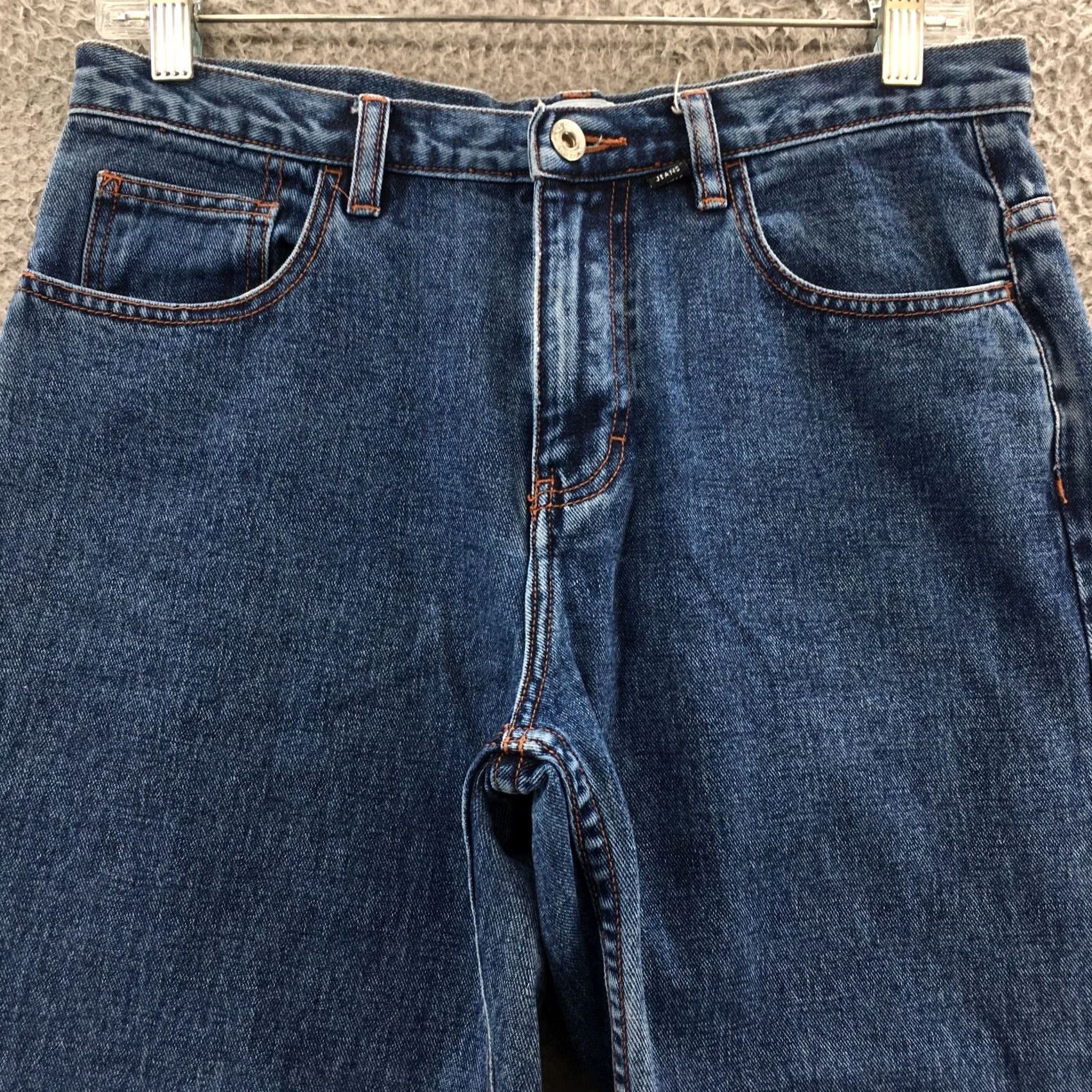 Calvin Klein Calvin Klein Capri Jeans Womens 7 Blue Denim Cotton High Rise Zip Capri Jeans Womens 7 Blue Denim Cotton High Rise Zip Size 28" / US 6 / IT 42 - 2 Thumbnail