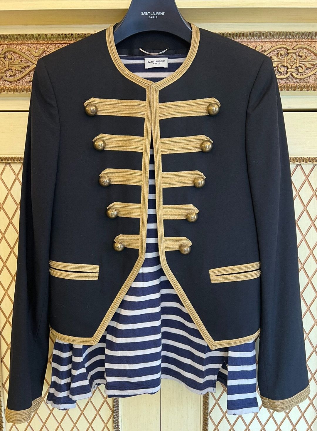 Saint Laurent Paris Saint Laurent Paris Court Jacket Size US S / EU 44-46 / 1 - 2 Thumbnail