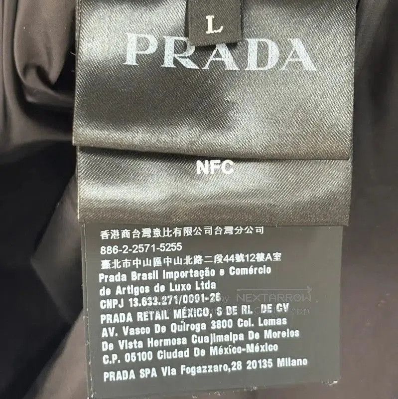 Prada Prada Men's L Size Navy Blue Outerwear Jacket. Size US L / EU 52-54 / 3 - 3 Thumbnail