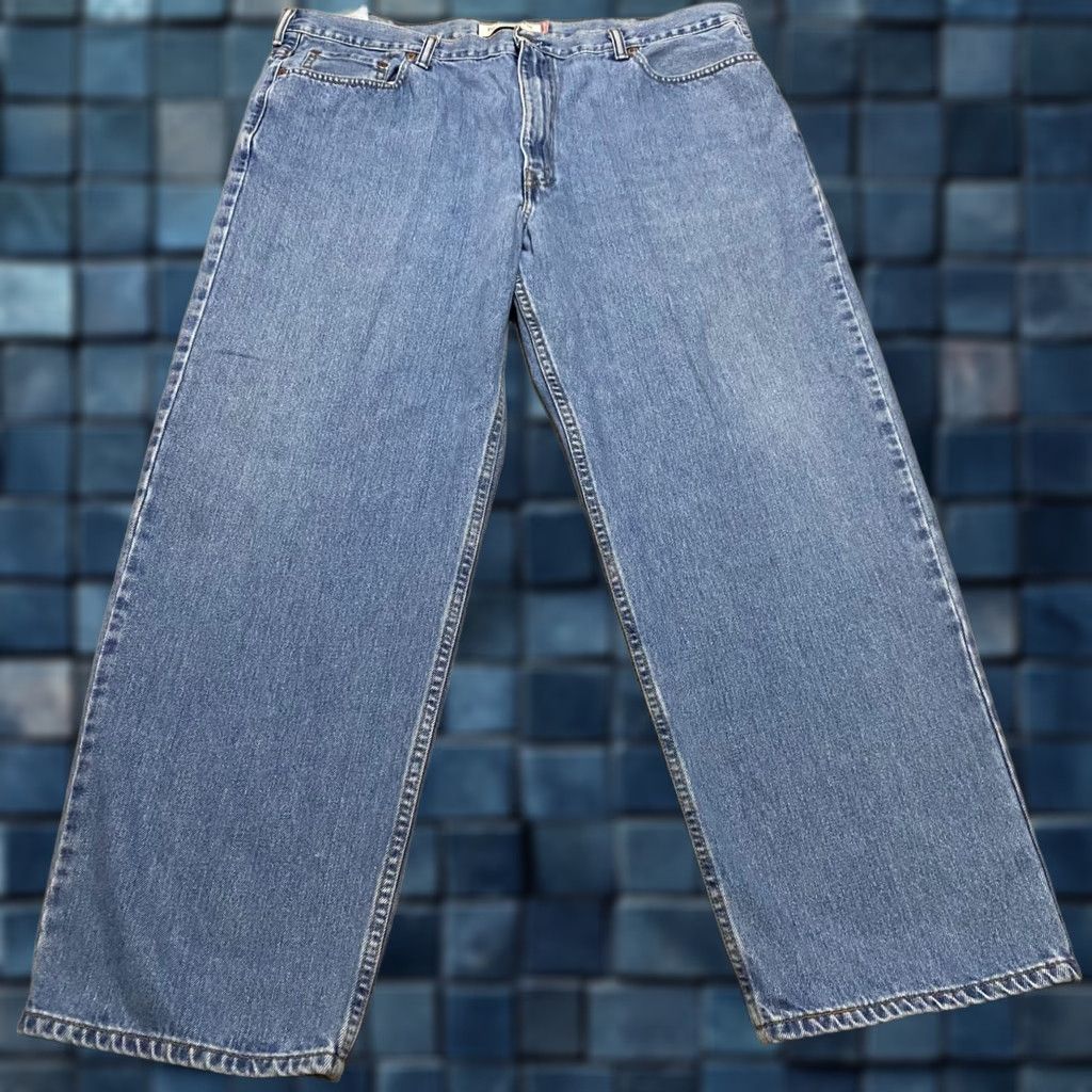 Levi's Levi's 550 Jeans Mens 42x30 Blue Denim Straight Relaxed Fit 5-Pocket Cotton Denim Jeans Blue Mens 550 90s Retro Style (if applicable) Size US 42 / EU 58 - 1 Thumbnail