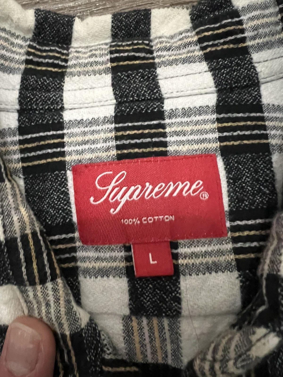 Supreme Supreme Flannel Size US L / EU 52-54 / 3 - 3 Thumbnail