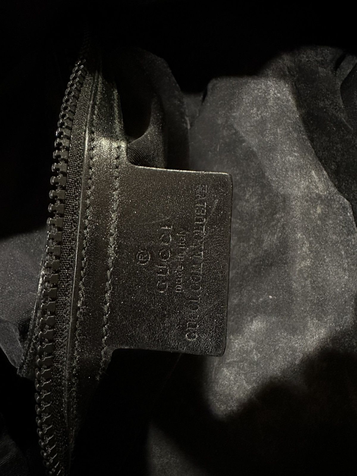 Gucci Gucci Navy Cotton / Canvas Duffle Logo Bag Size ONE SIZE - 16 Thumbnail