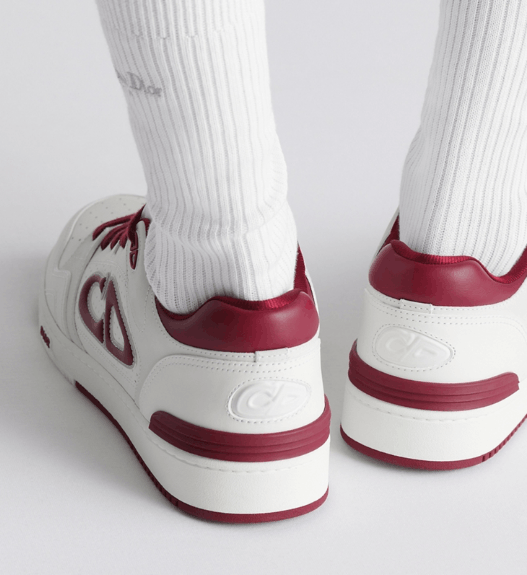 Dior o1w1db10426 3SN318 Low-Top Sneakers in White/Red Size US 12 / EU 45 - 8 Thumbnail