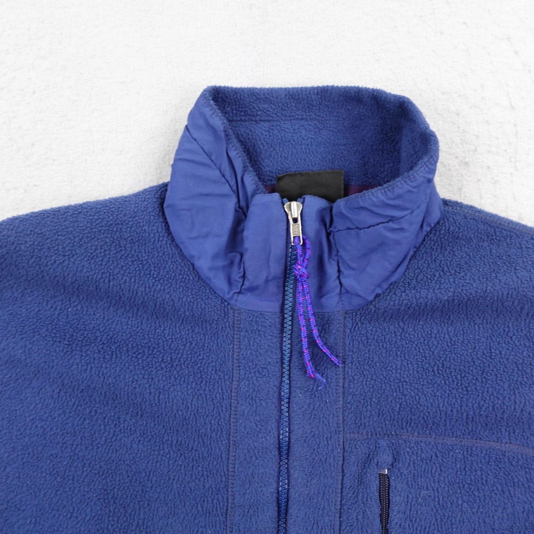 Patagonia VINTAGE Patagonia Jacket Mens XL Blue Synchilla Full Zip Up Fleece Sweat Coat Size US XL / EU 56 / 4 - 2 Thumbnail