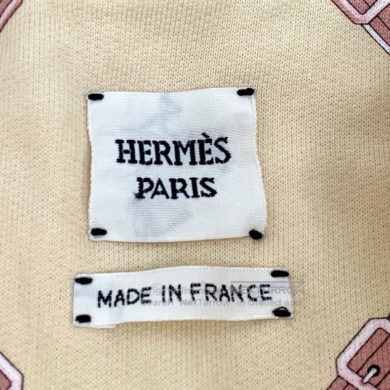 Hermes Hermes Ginger Yellow Striped Check Cotton Crewneck Long Sl Size XS / US 0-2 / IT 36-38 - 5 Thumbnail