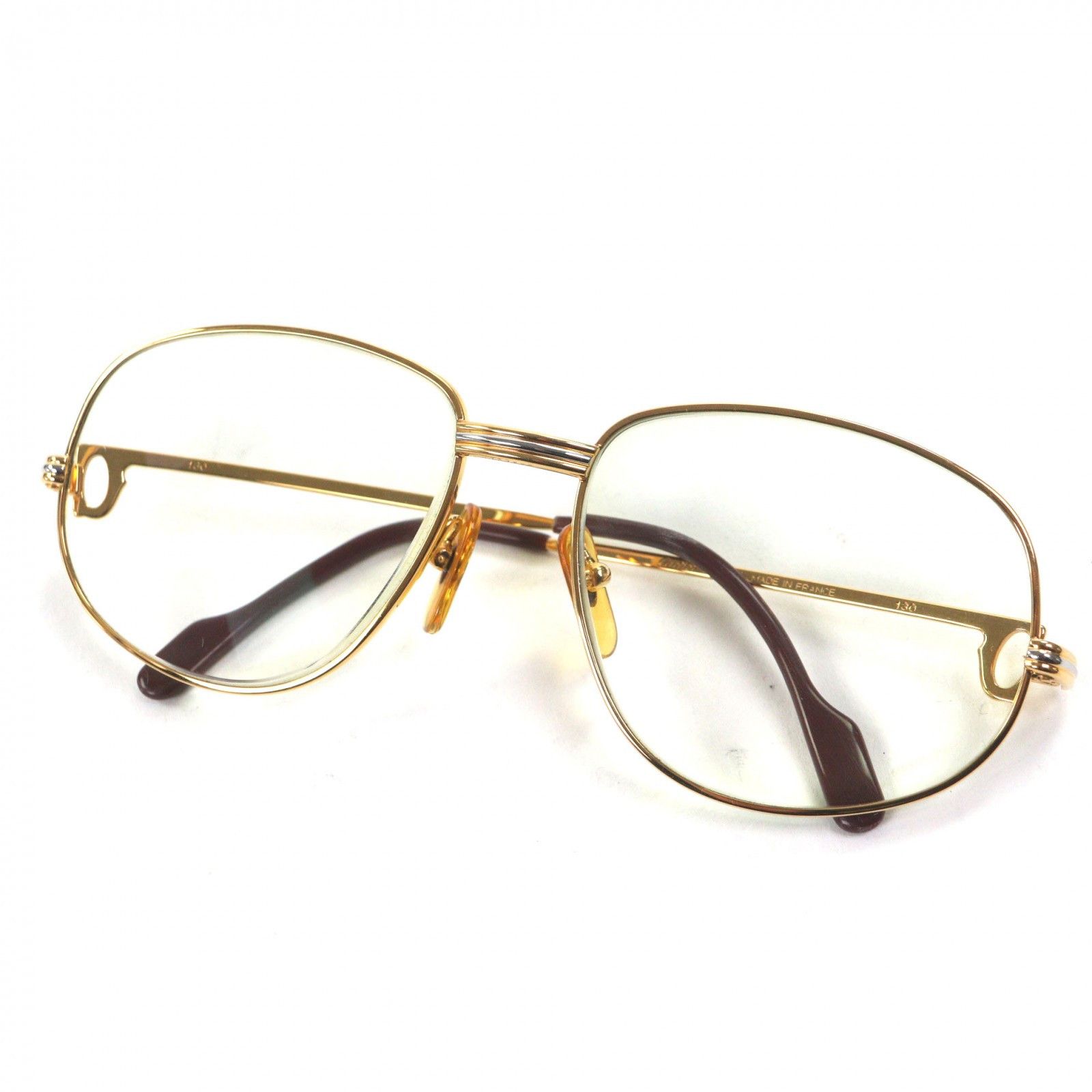 Cartier Cartier Cartier Trinity Glasses Metal Glasses DUTY FREE for USA Size ONE SIZE - 1 Thumbnail
