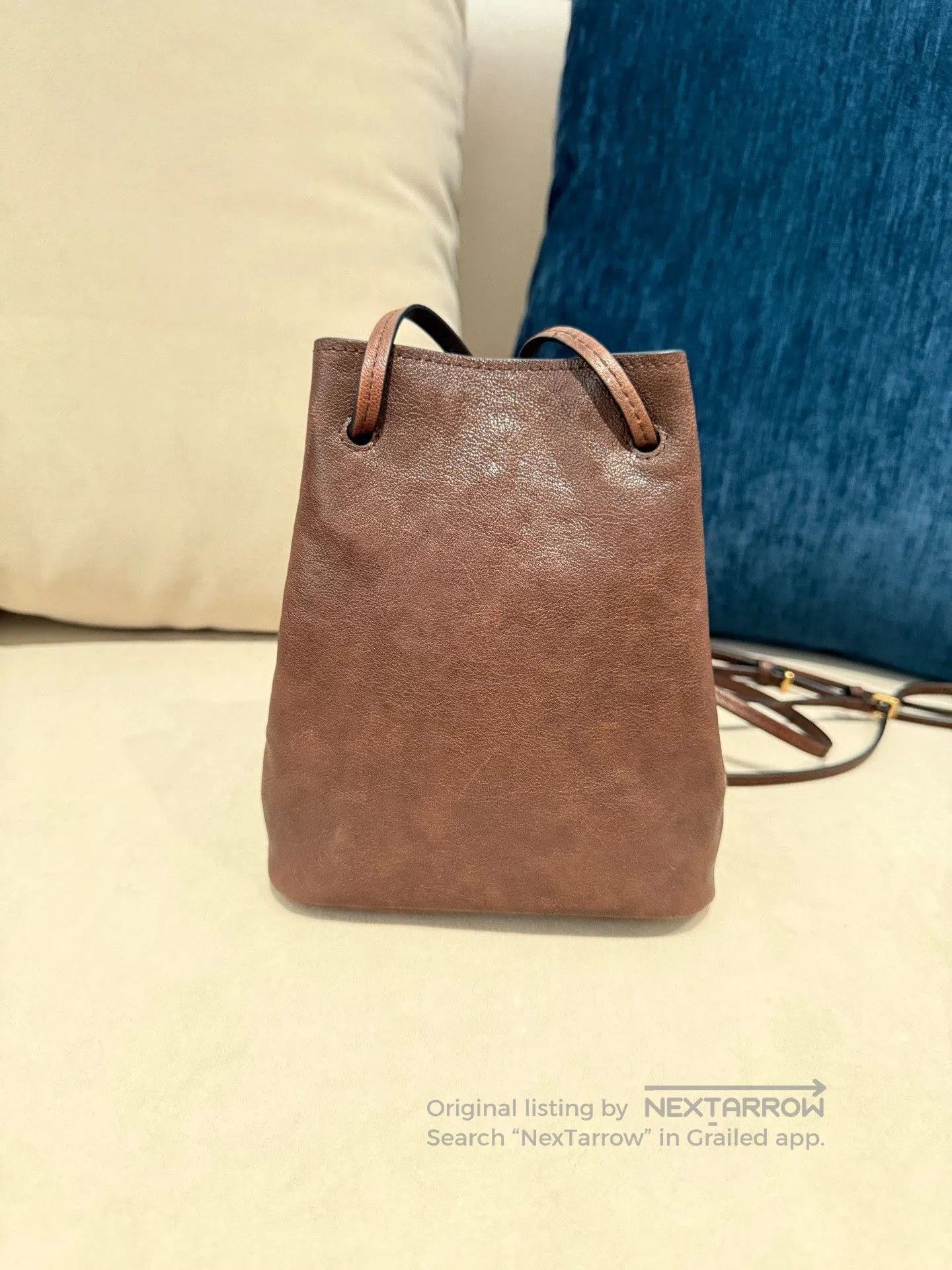 Miu Miu Miu Miu Nappa Leather Mini Bucket Bag. Size ONE SIZE - 4 Thumbnail