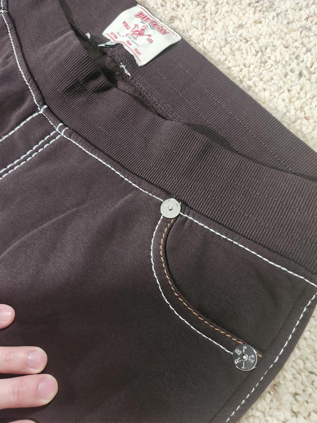 NEW True Religion Pull-On Flare Jeans Red Anniversary 2XL