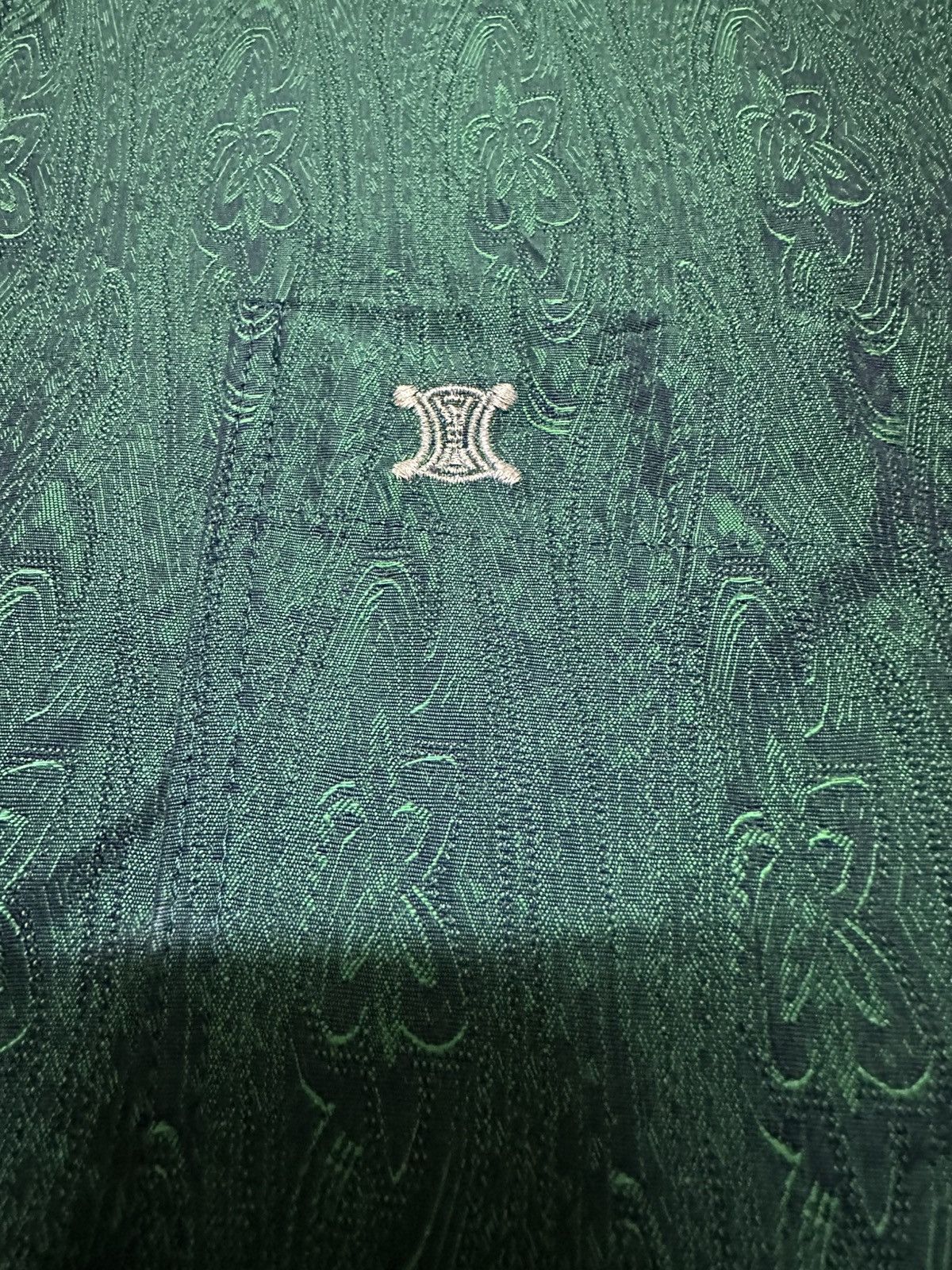 Celine × Hedi Slimane Celine green shirt Size US M / EU 48-50 / 2 - 7 Thumbnail