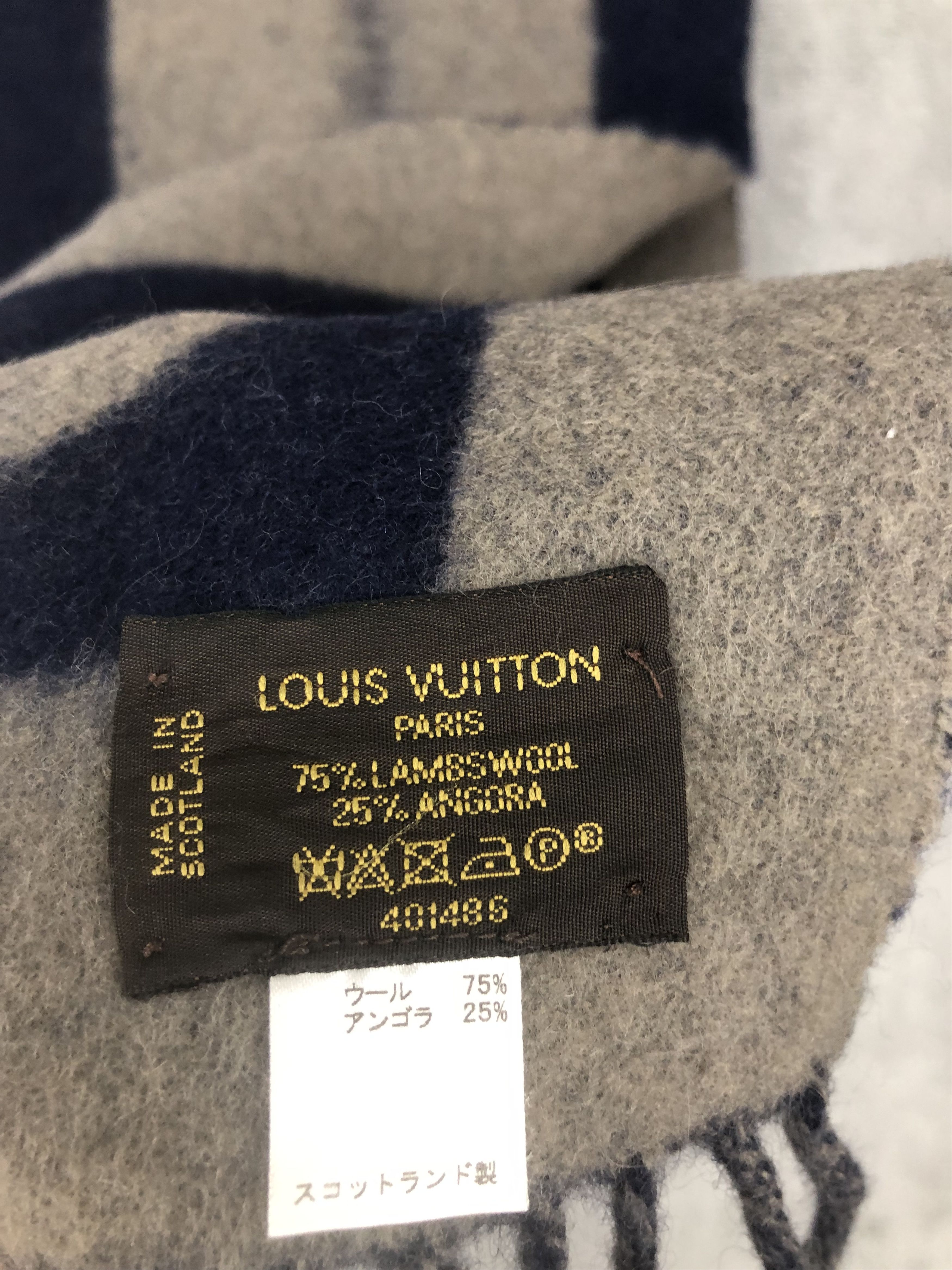 Louis Vuitton Vintage Louis Vuitton Wool Scarf Muffler Size ONE SIZE - 4 Thumbnail